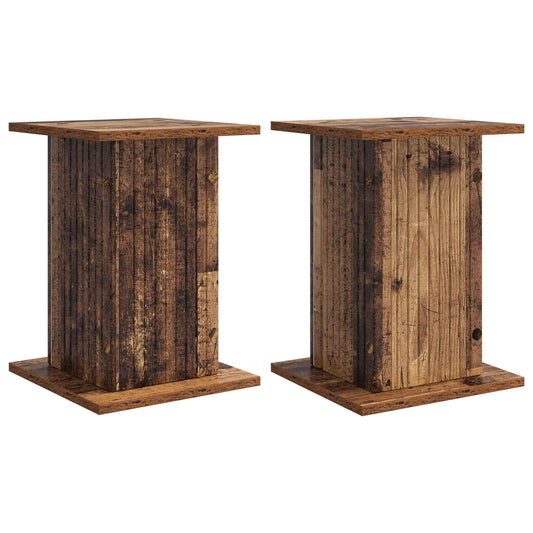 vidaXL Βάση φυτών 2 pcs Παλαιωμένο ξύλο 30,5 x 30 x 43 εκ