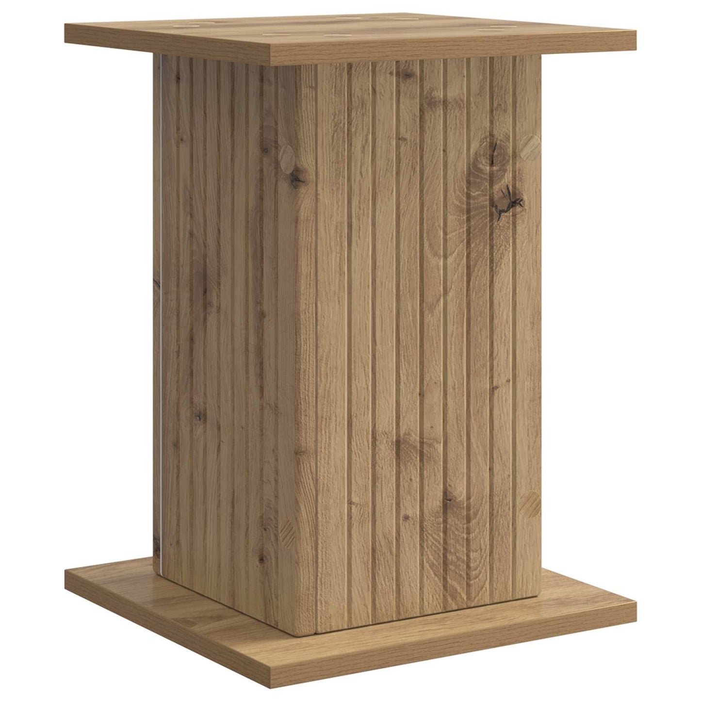 vidaXL Βάση φυτών Artisan Δρυς 30,5 x 30 x 43 εκ Επεξεργασμένο Ξύλο