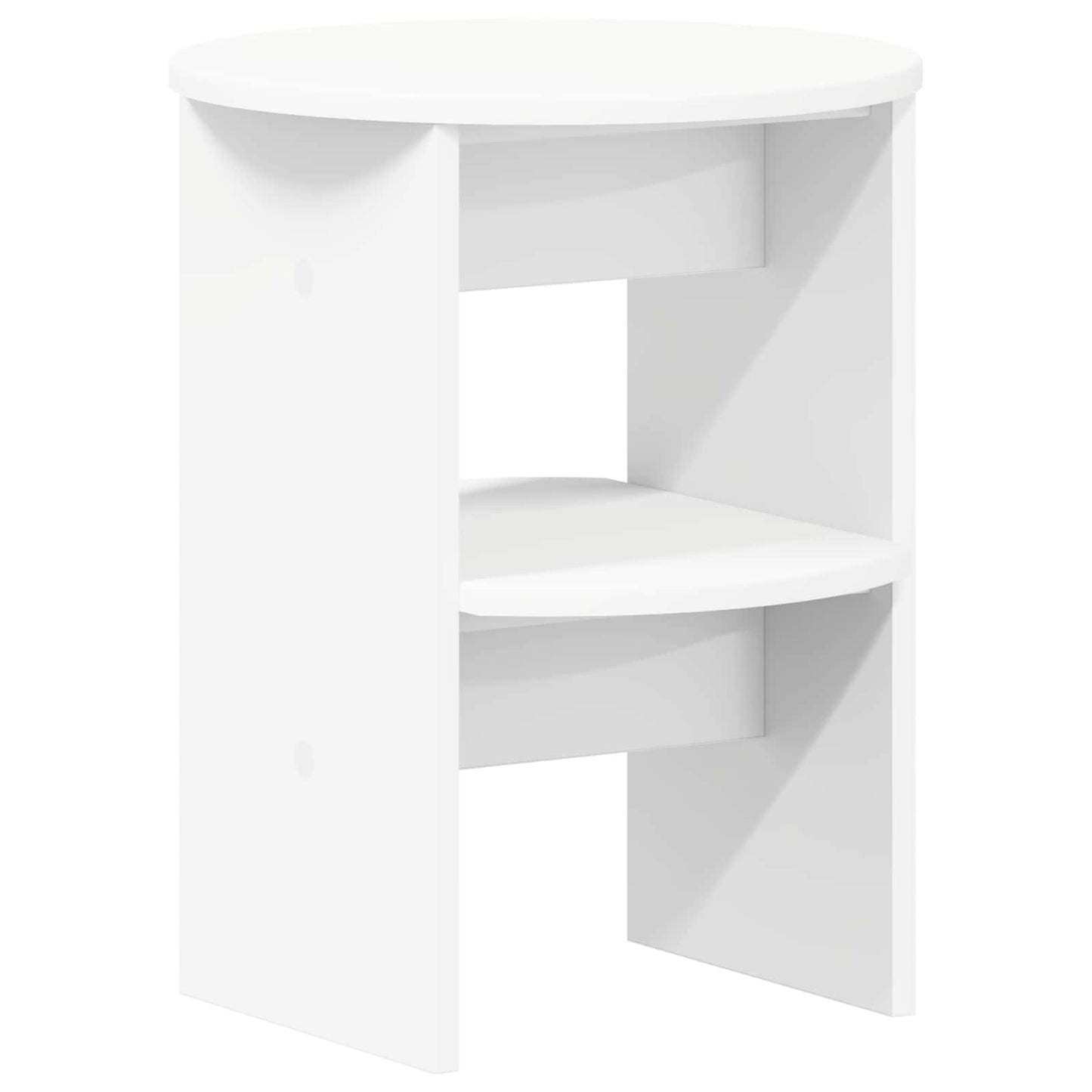 vidaXL Βοηθητικό ντουλάπι 2 pcs Λευκός Ø40 x 50 εκ