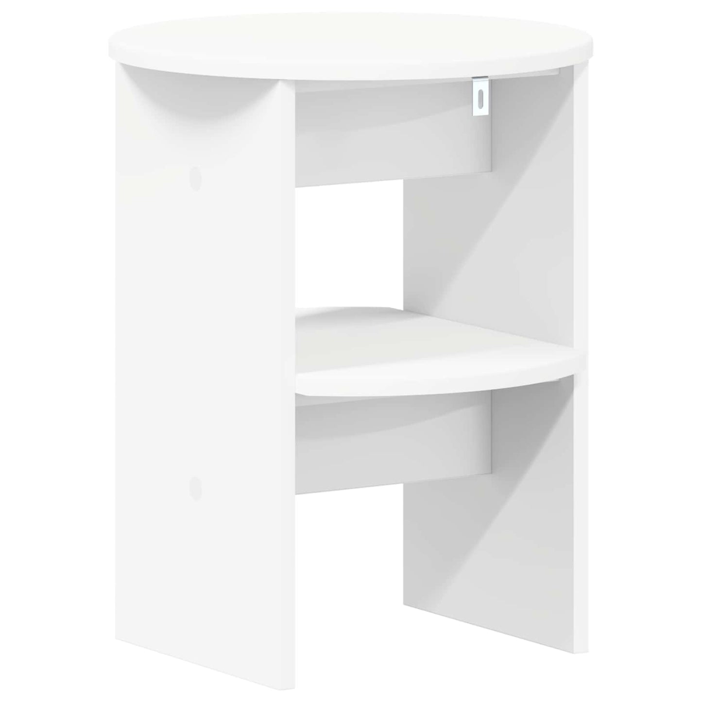 vidaXL Βοηθητικό ντουλάπι 2 pcs Λευκός Ø40 x 50 εκ