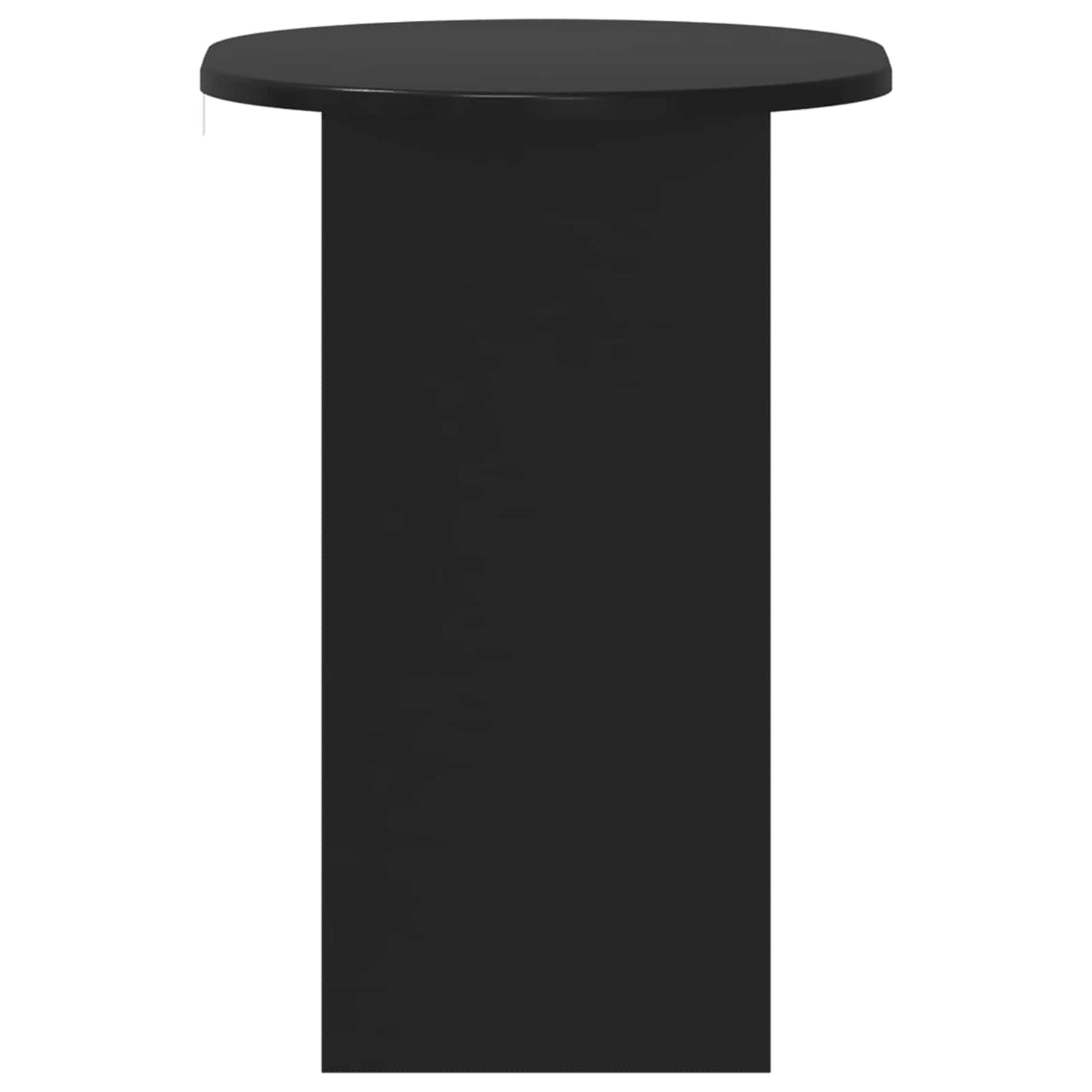 vidaXL Τραπεζάκι Πλευράς Μαύρο 50 x 39,5 x 55 εκ Επεξεργασμένο Ξύλο
