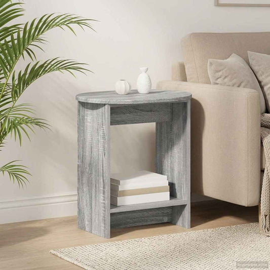 vidaXL Τραπεζάκι Πλευράς Γκρι Sonoma 50 x 39,5 x 55 εκ