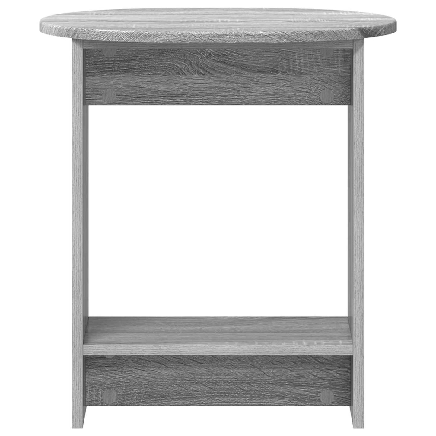 vidaXL Τραπεζάκι Πλευράς Γκρι Sonoma 50 x 39,5 x 55 εκ