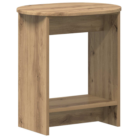 vidaXL Τραπεζάκι Πλευράς Artisan Δρυς 50 x 39,5 x 55 εκ