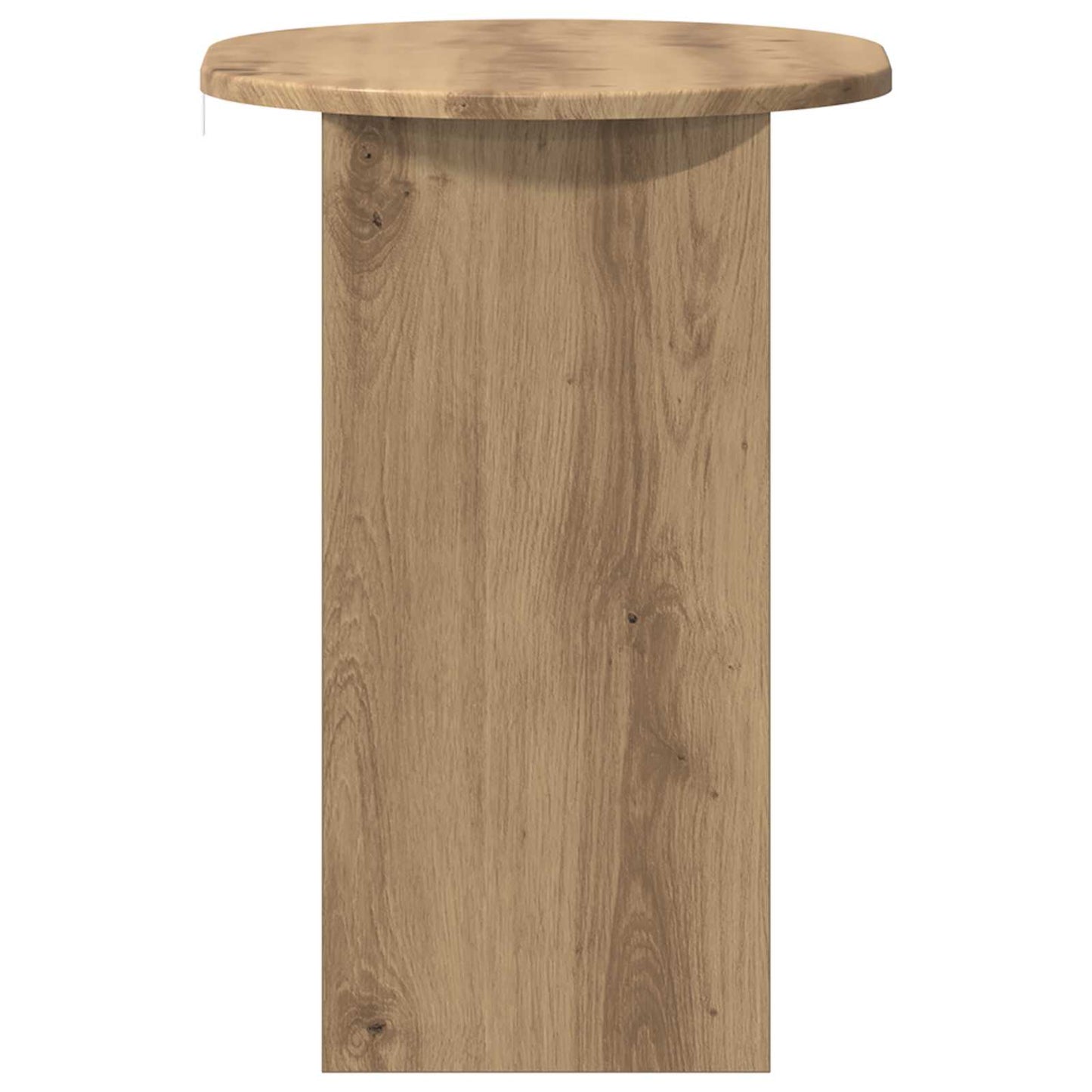 vidaXL Τραπεζάκι Πλευράς Artisan Δρυς 50 x 39,5 x 55 εκ