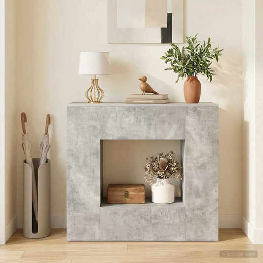 vidaXL Σκυρόχρωμο Γκρι 82 x 29 x 74 εκ.