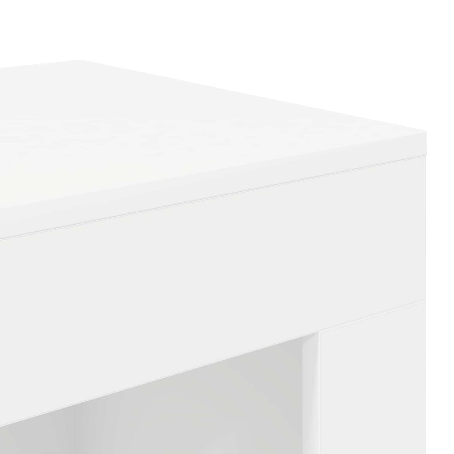 vidaXL Τραπεζάκι Πλευράς Λευκό 60 x 40 x 65 εκ. Επεξεργασμένο Ξύλο