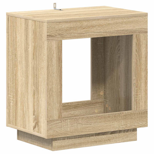 vidaXL Τραπεζάκι Πλευράς Sonoma Δρυς 60 x 40 x 65 εκ.