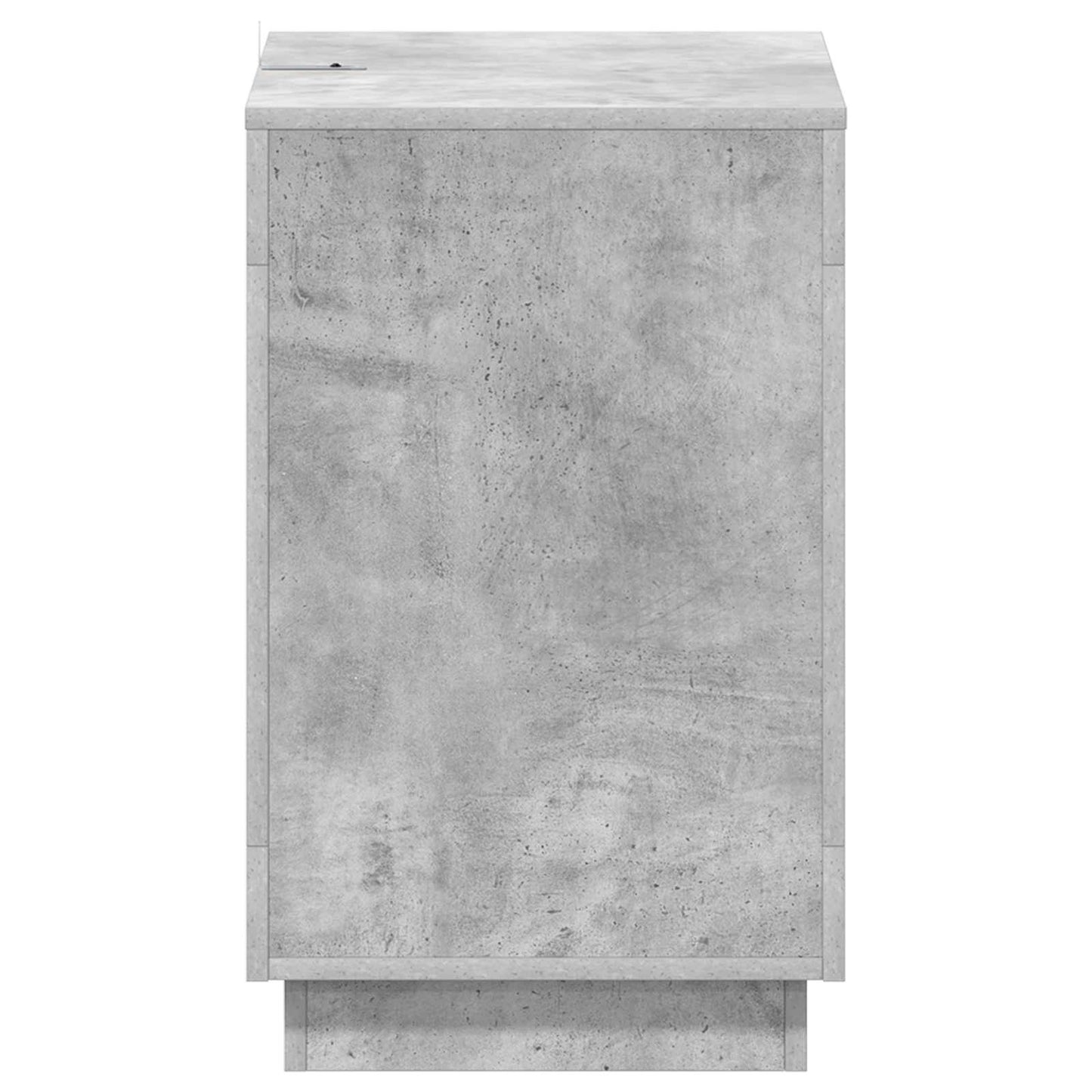 vidaXL Τραπεζάκι Πλευράς Γκρι Σκυροδέματος 60 x 40 x 65 εκ.