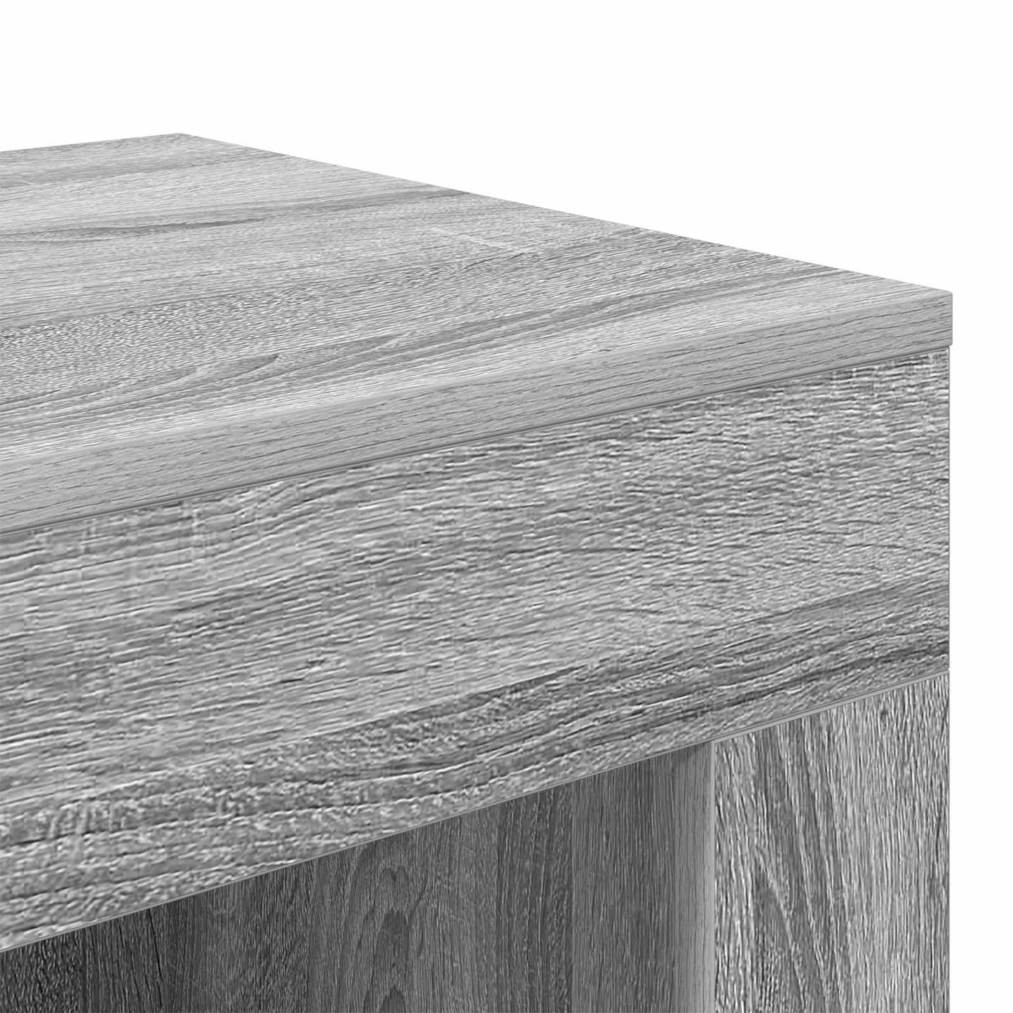vidaXL Τραπεζάκι Πλευράς Γκρι Sonoma 60 x 40 x 65 εκ.