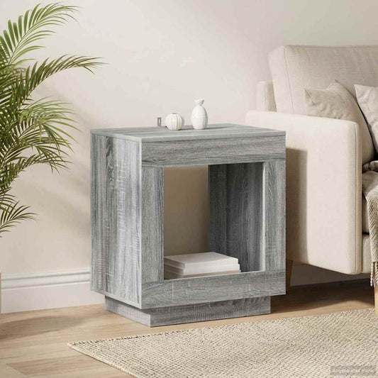 vidaXL Τραπεζάκι Πλευράς Γκρι Sonoma 60 x 40 x 65 εκ.
