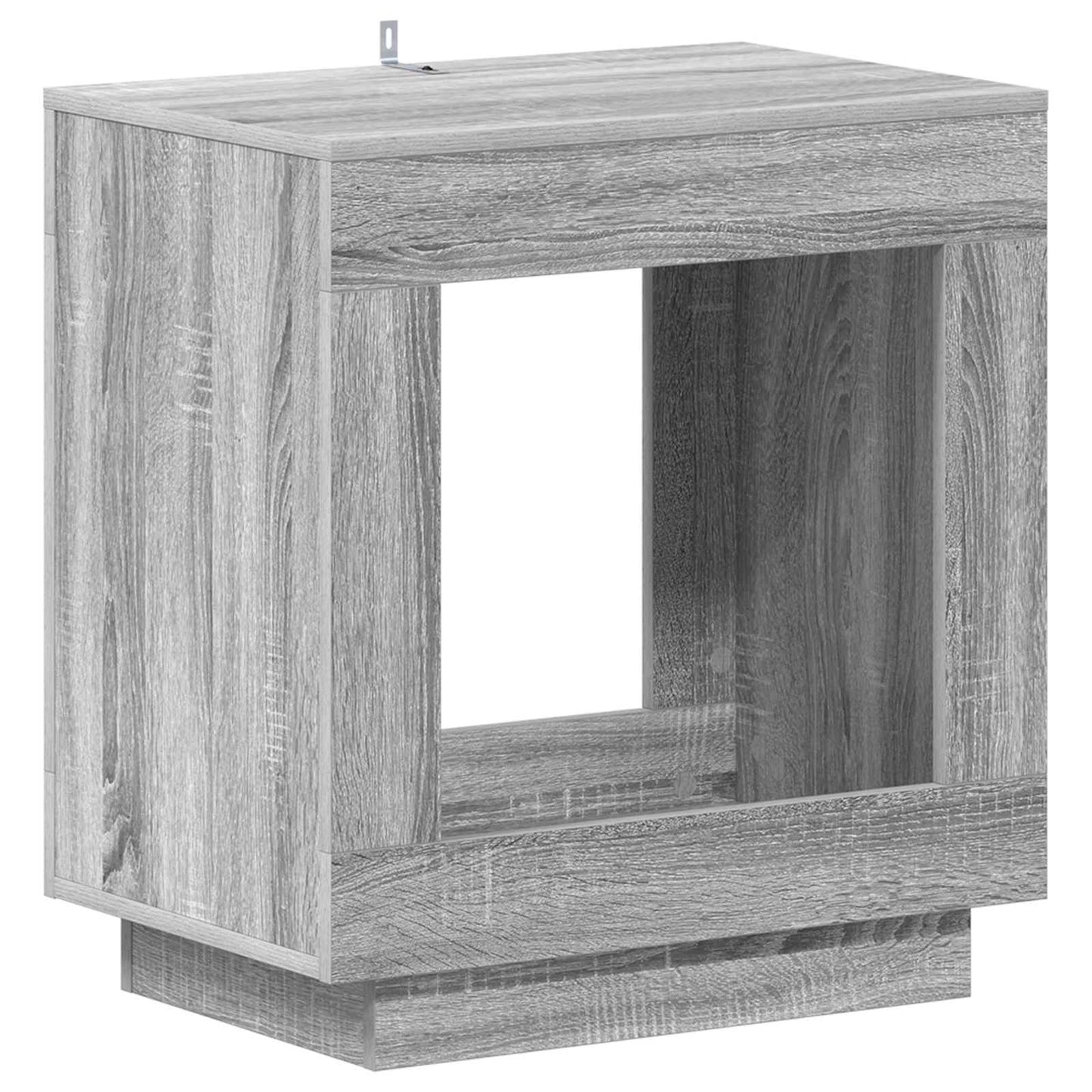 vidaXL Τραπεζάκι Πλευράς Γκρι Sonoma 60 x 40 x 65 εκ.