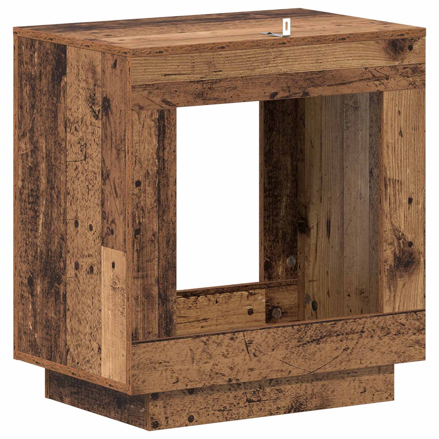 vidaXL Τραπεζάκι Πλευράς Παλαιωμένο ξύλο 60 x 40 x 65 εκ.