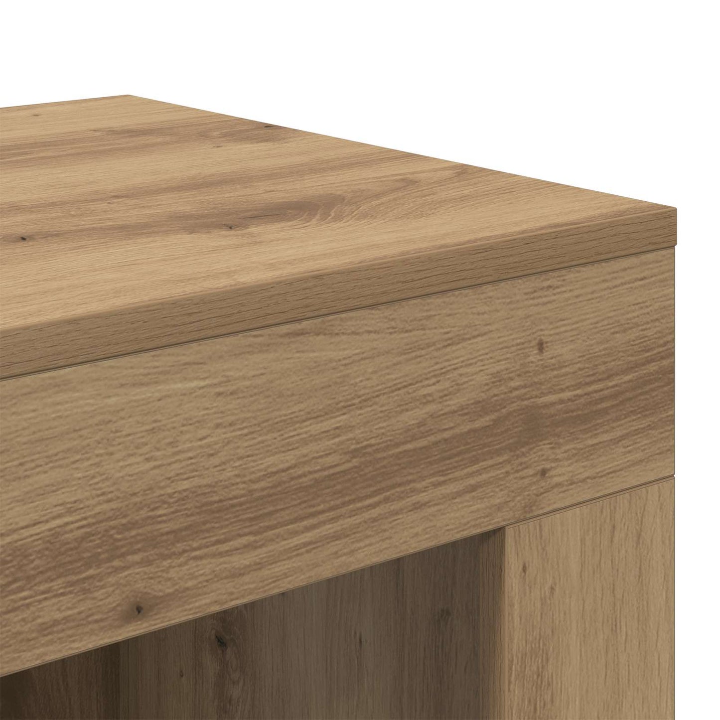 vidaXL Τραπεζάκι Πλευράς Artisan Δρυς 60 x 40 x 65 εκ.