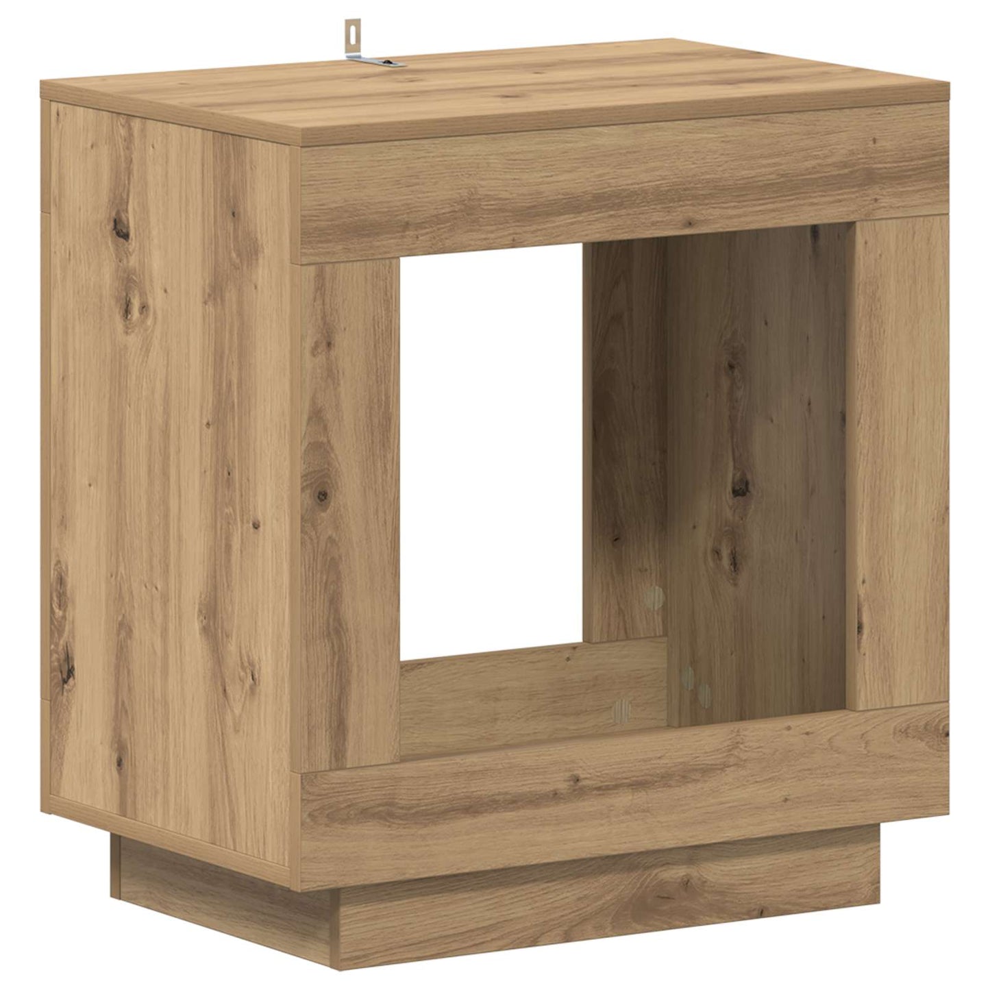 vidaXL Τραπεζάκι Πλευράς Artisan Δρυς 60 x 40 x 65 εκ.