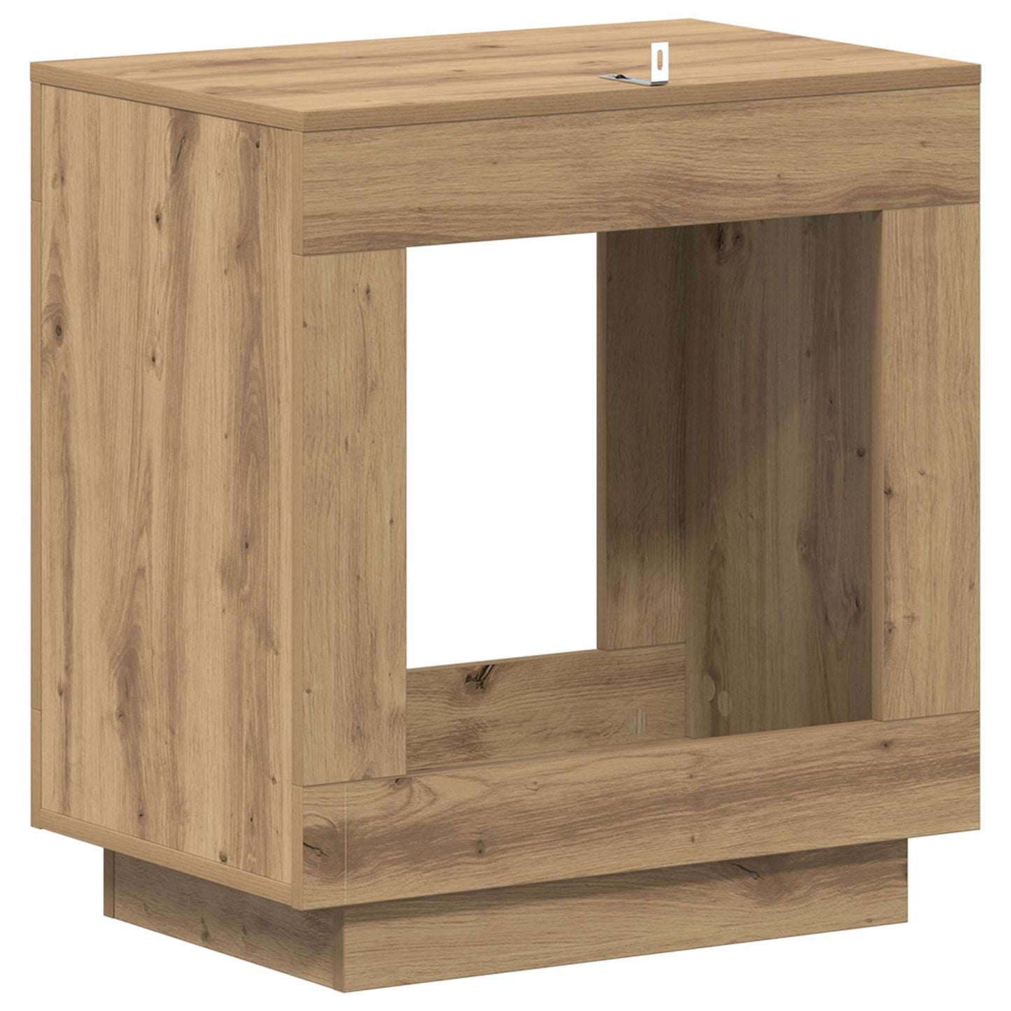 vidaXL Τραπεζάκι Πλευράς Artisan Δρυς 60 x 40 x 65 εκ.