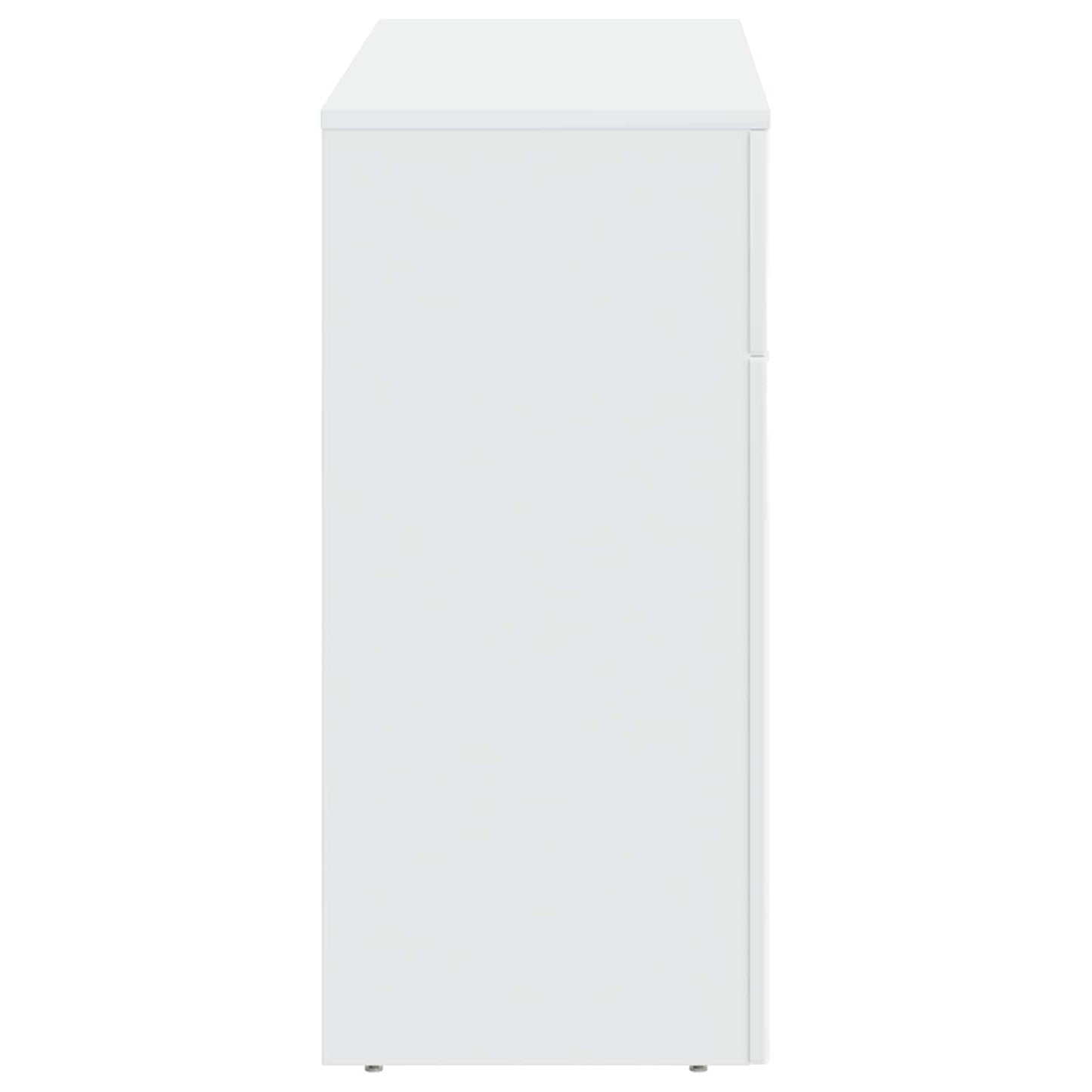 vidaXL Τραπεζάκι σαλονιού Γυαλιστερό Λευκό 102 x 35 x 75 εκ