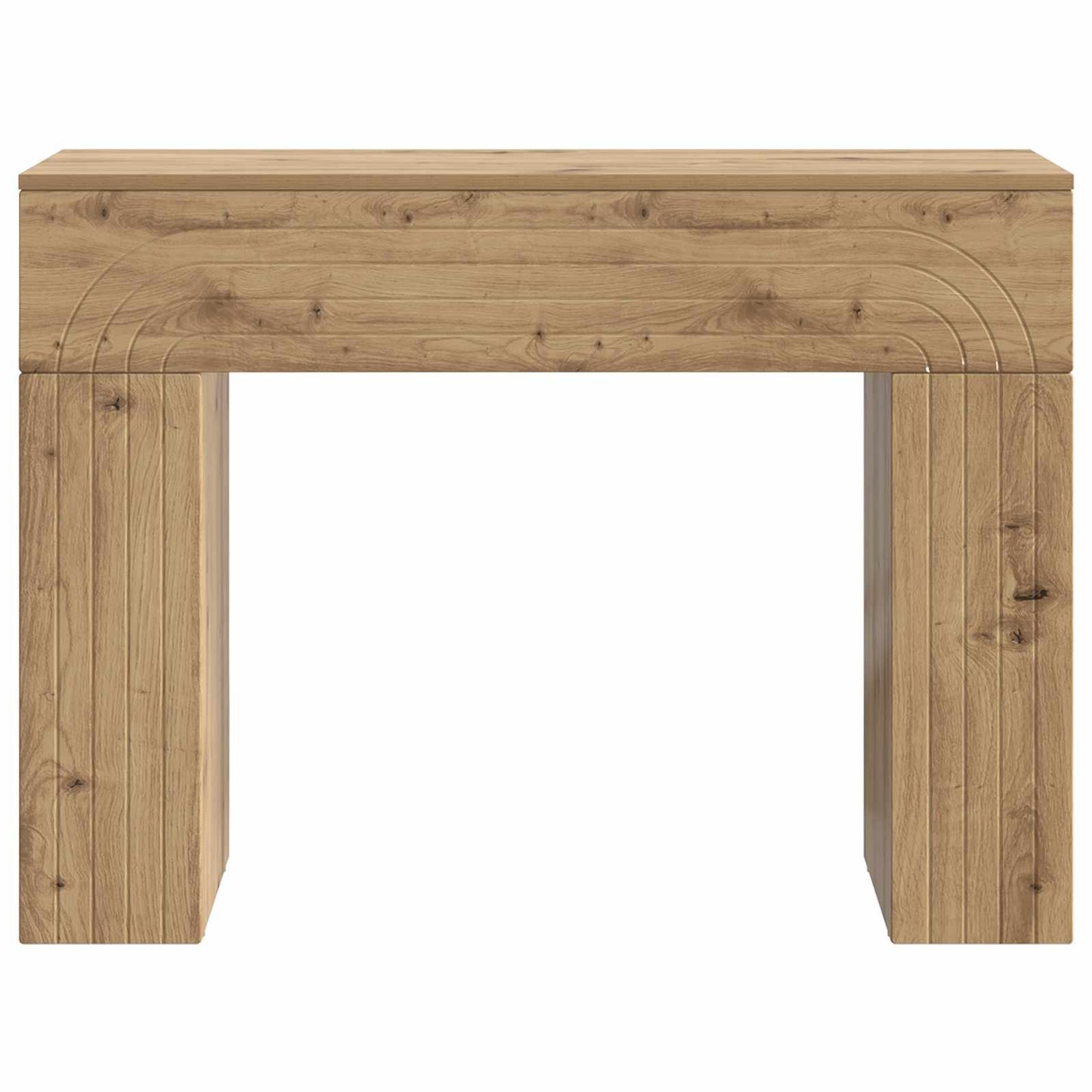 vidaXL Τραπεζάκι σαλονιού Artisan Δρυς 102 x 35 x 75 εκ