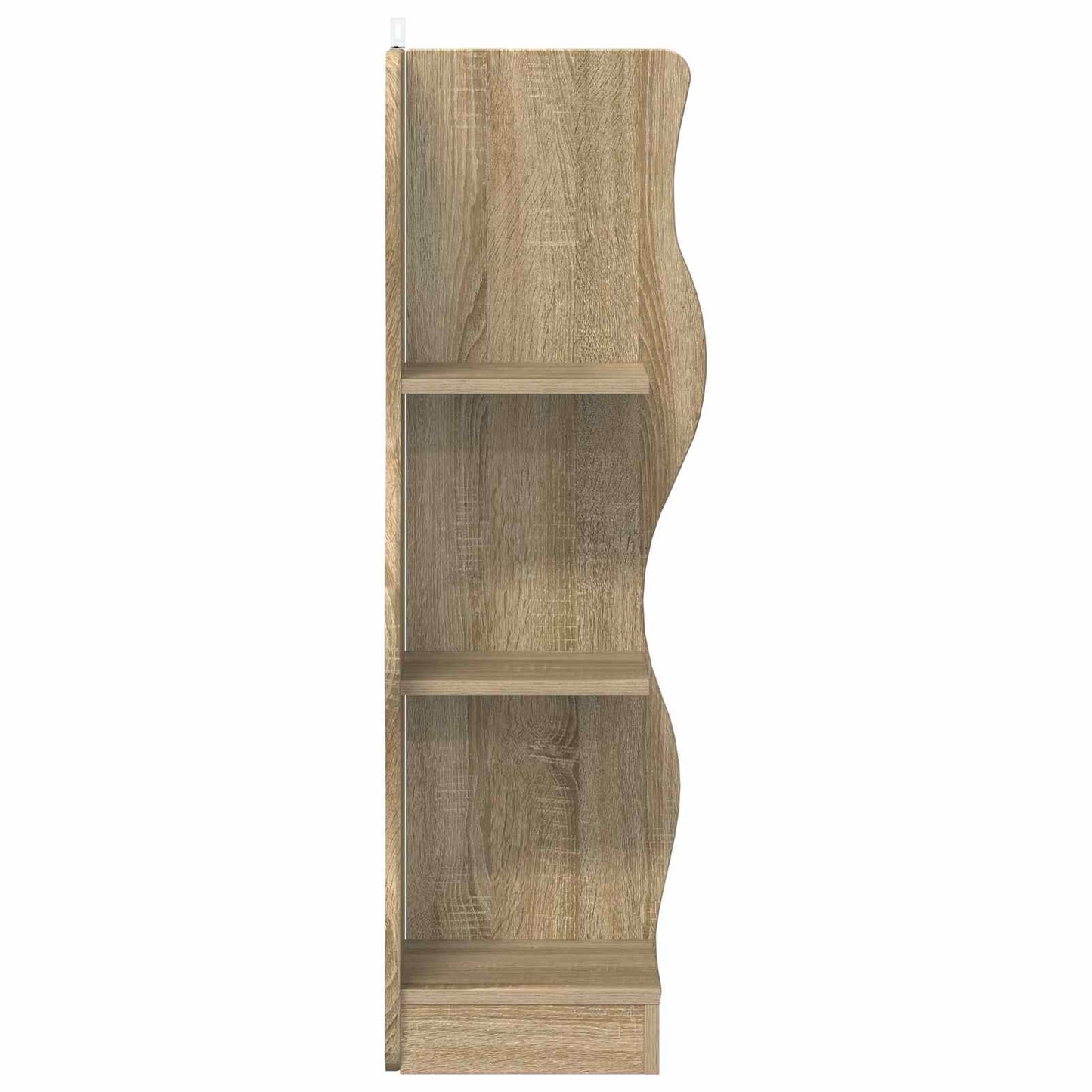 vidaXL Γωνιακό ράφι Sonoma Δρυς 34 x 33 x 102 εκ Επεξεργασμένο Ξύλο
