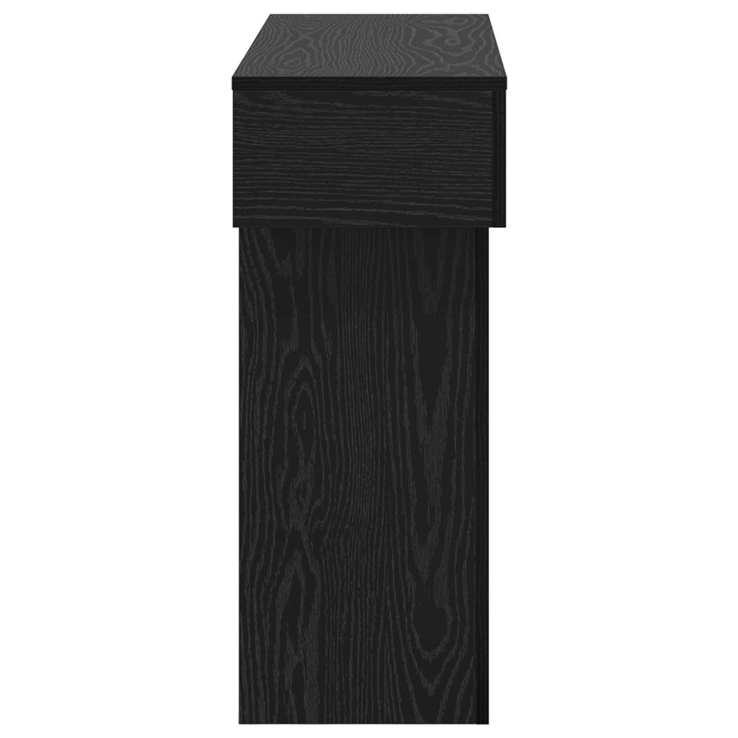 vidaXL Μαύρη Δρυς 101 x 30 x 74 εκ