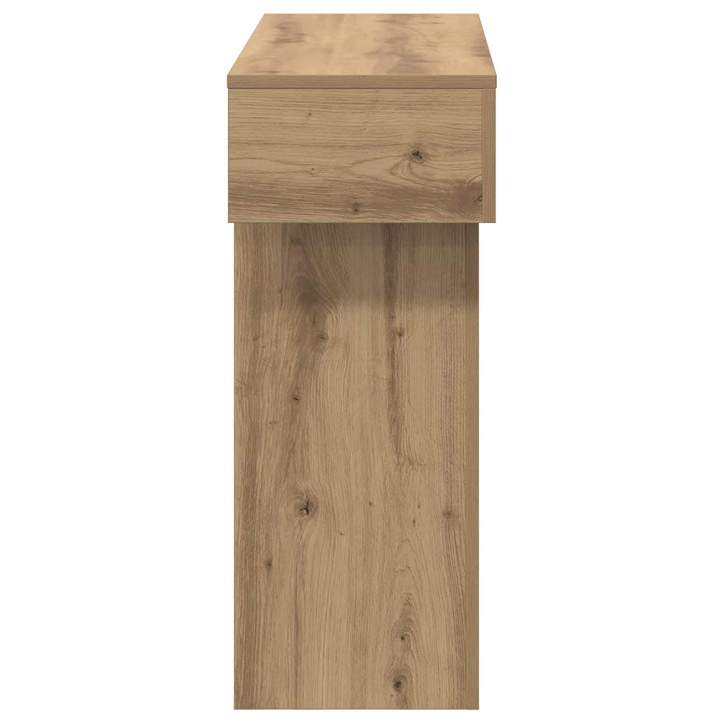 vidaXL Τραπέζι κονσόλας Artisan Δρυς 101 x 30 x 74 εκ