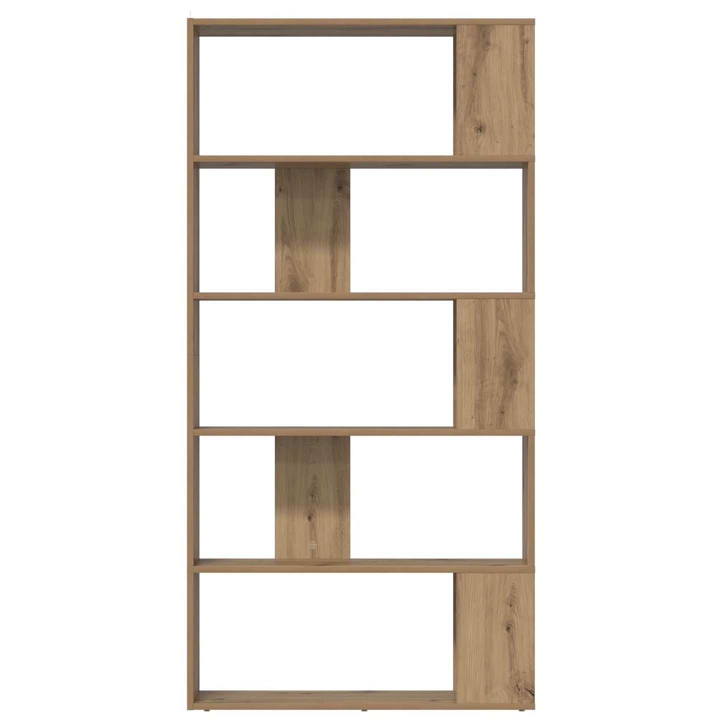 vidaXL Βιβλιοθήκη Artisan Oak 80 x 24 x 159 εκ Επεξεργασμένο ξύλο