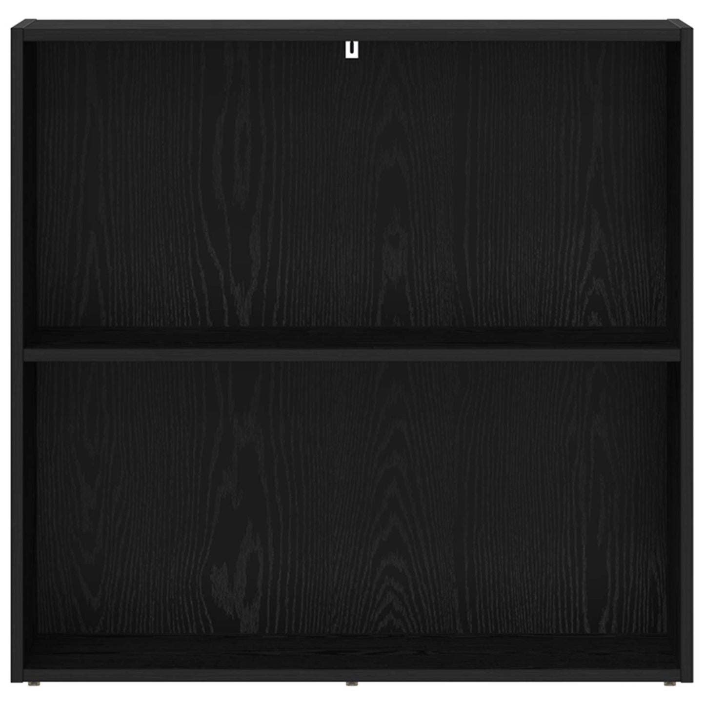 vidaXL Ράφι Βιβλίων Μαύρη Οξυά 60 x 30 x 76.5 εκ Επεξεργασμένο ξύλο