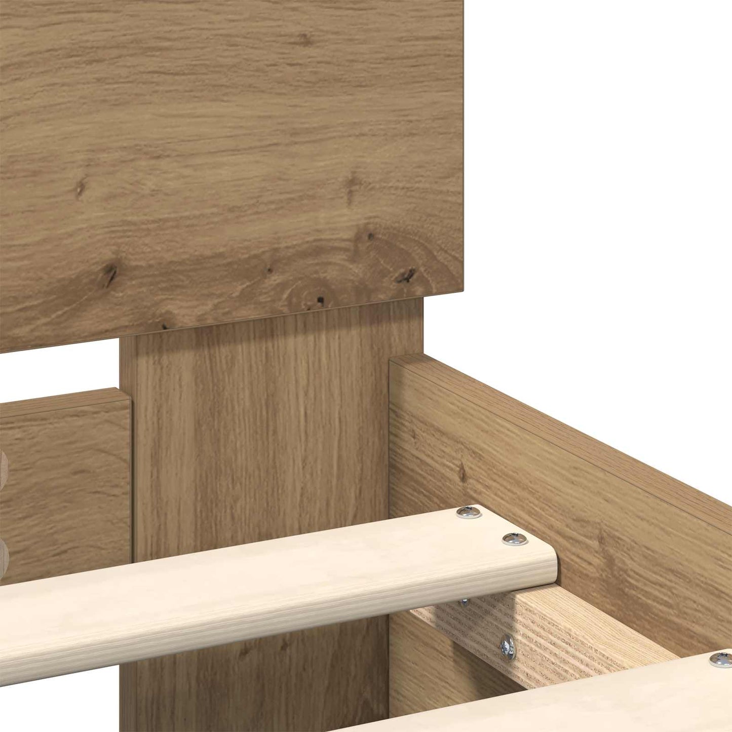 vidaXL Σκελετός Κρεβατιού Artisan Oak 75 x 190 cm Επεξεργασμένο ξύλο