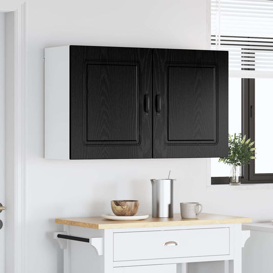 vidaXL Πάνελ πλυντηρίου πιάτων Kalmar 2 pcs Μαύρη Οξυά 50 x 31 x 60 εκ