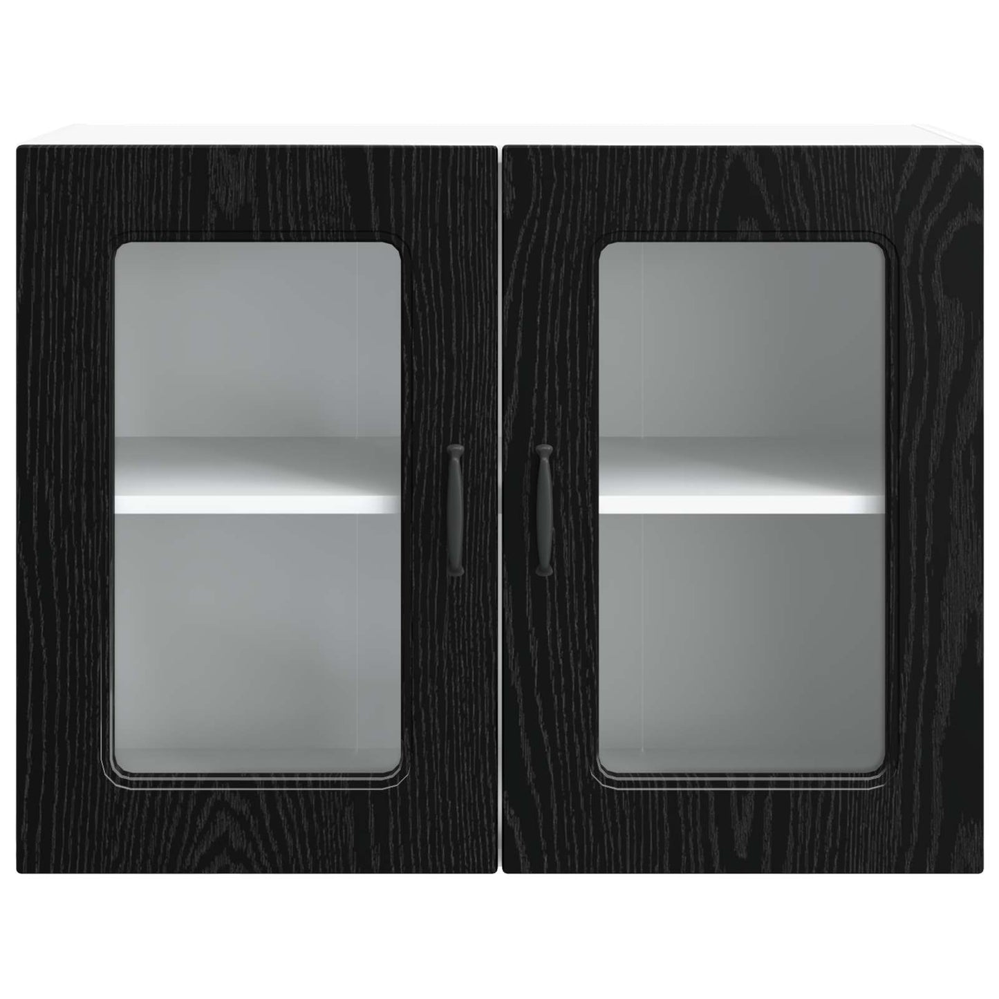 vidaXL Ντουλάπα Κουζίνας με πόρτα Kalmar Μαύρη Οξυά 80 x 31 x 60 εκ