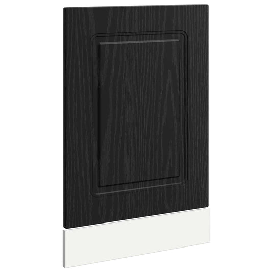 vidaXL Πάνελ πλυντηρίου πιάτων Kalmar Μαύρη Οξυά 45 x 1,5 x 57 εκ