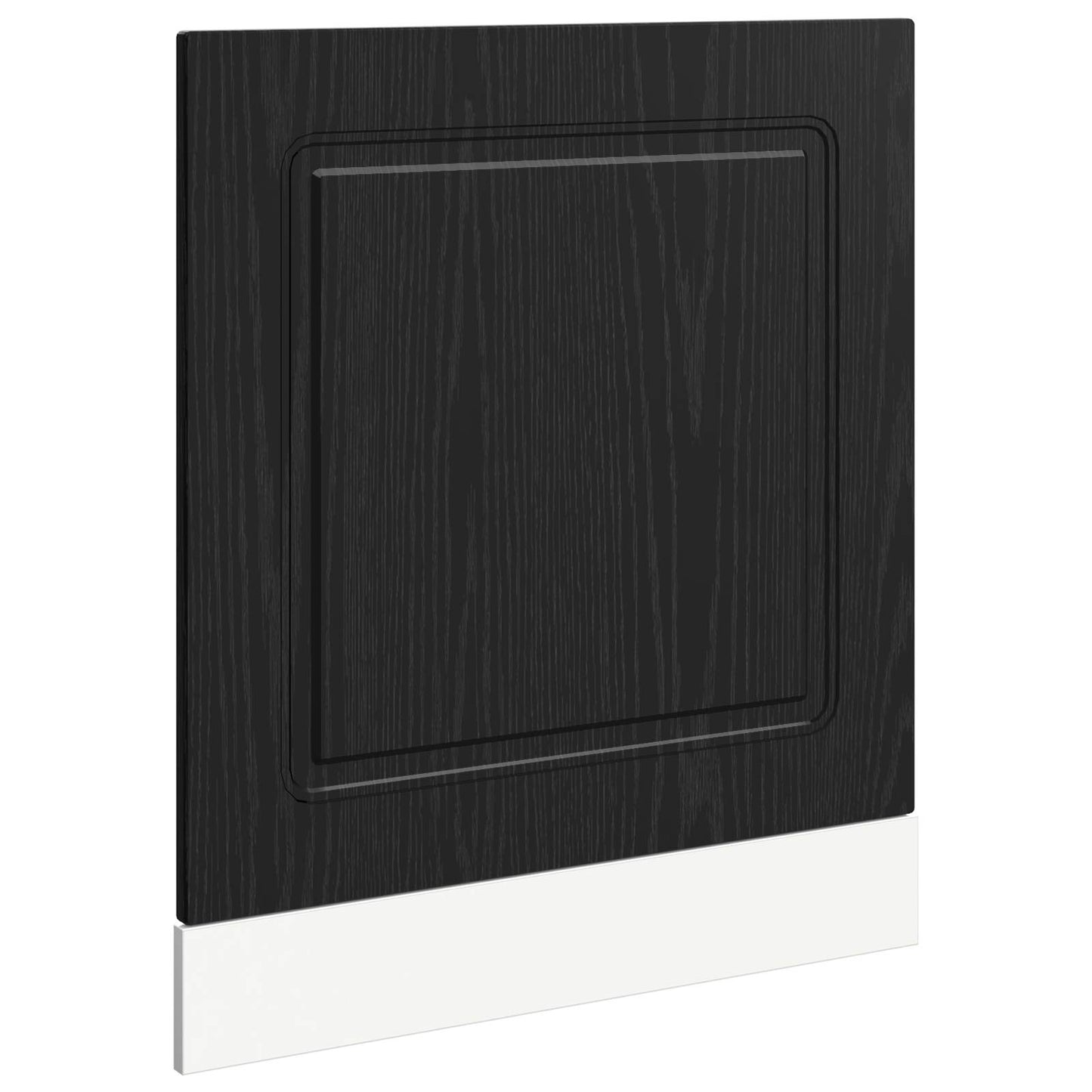 vidaXL Πάνελ πλυντηρίου πιάτων Kalmar Μαύρη Οξυά 60 x 1,5 x 57 εκ
