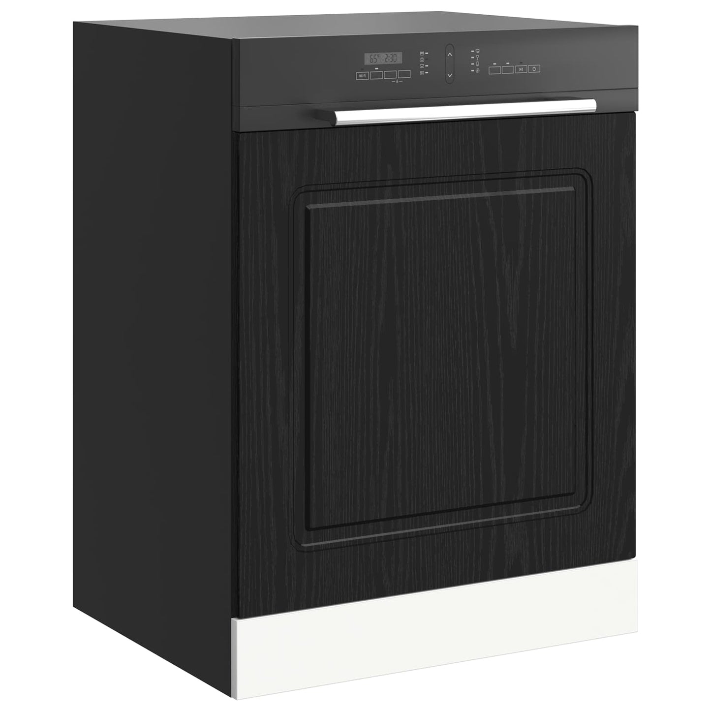 vidaXL Πάνελ πλυντηρίου πιάτων Kalmar Μαύρη Οξυά 60 x 1,5 x 57 εκ