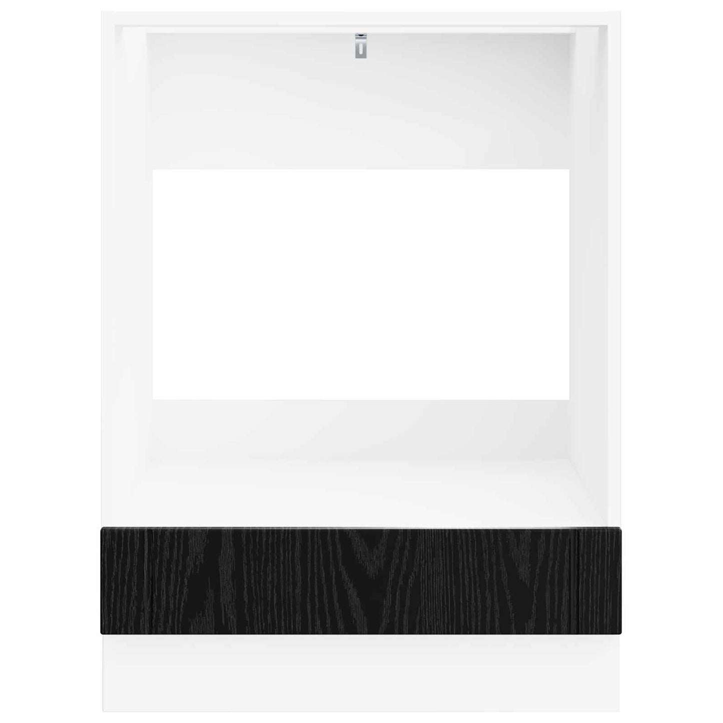 vidaXL Ντουλάπα Κουζίνας Μαύρη Οξυά 60 x 46 x 81,5 εκ