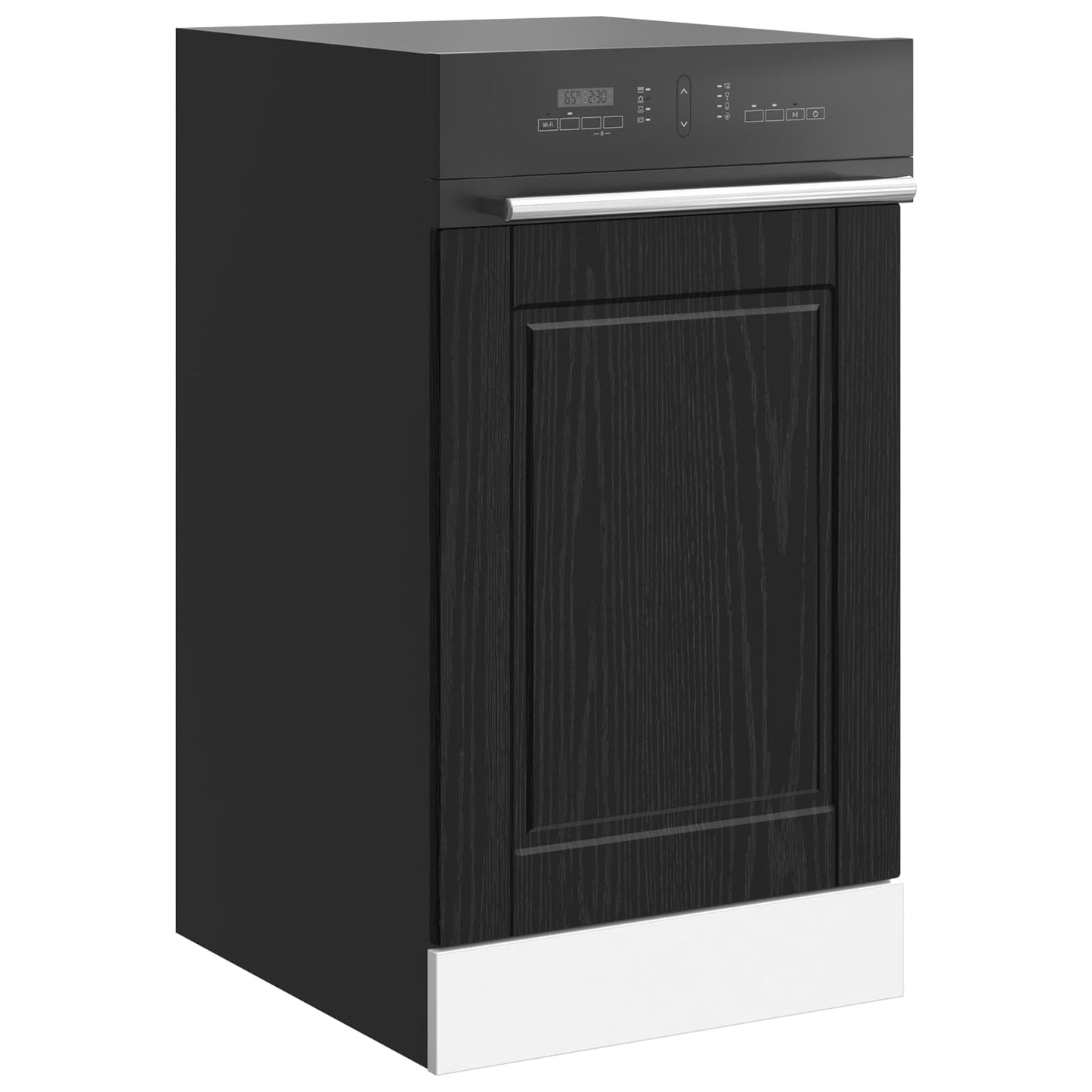 vidaXL Ντουλάπα Κουζίνας Μαύρη Οξυά 45 x 1,5 x 67 εκ.