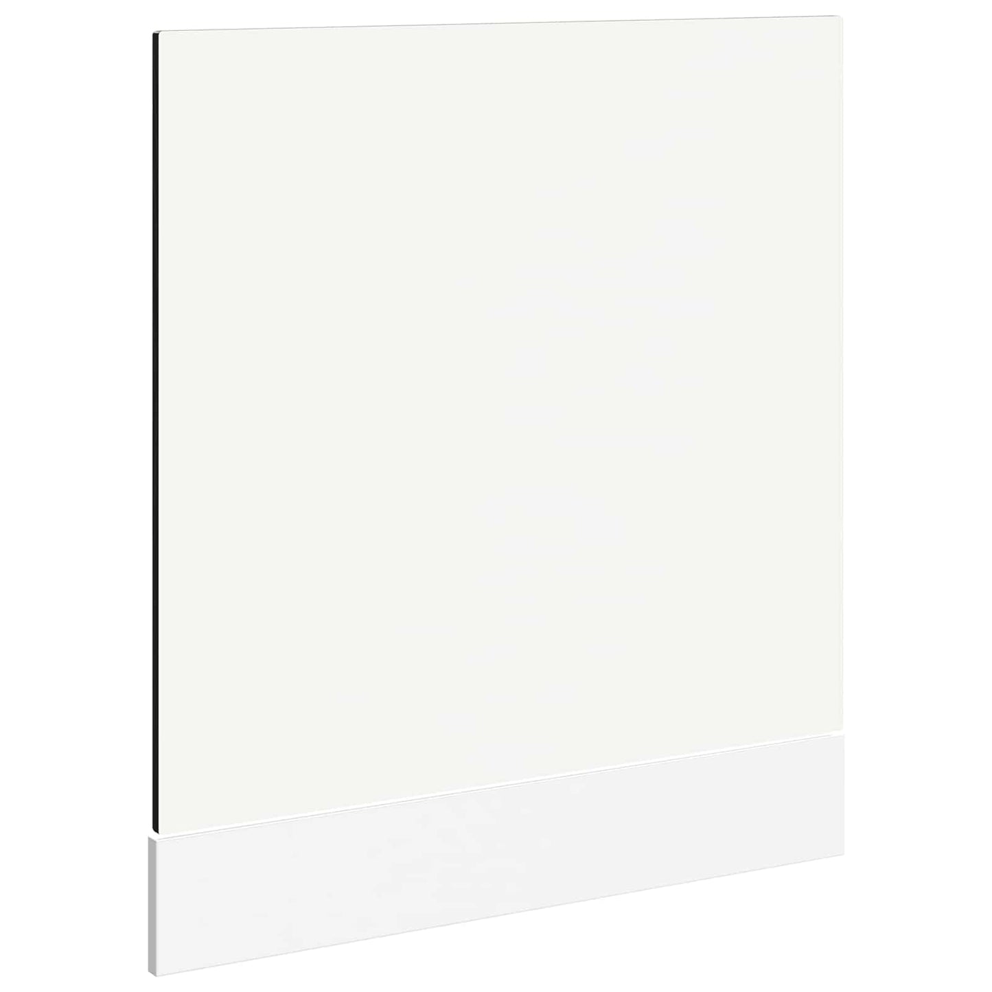vidaXL Πάνελ πλυντηρίου πιάτων Μαύρη Οξυά 60 x 1,5 x 57 εκ