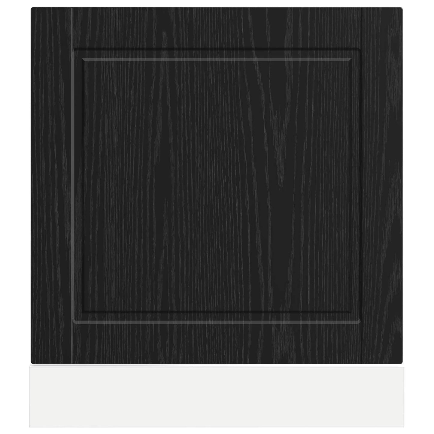 vidaXL Πάνελ πλυντηρίου πιάτων Μαύρη Οξυά 60 x 1,5 x 57 εκ