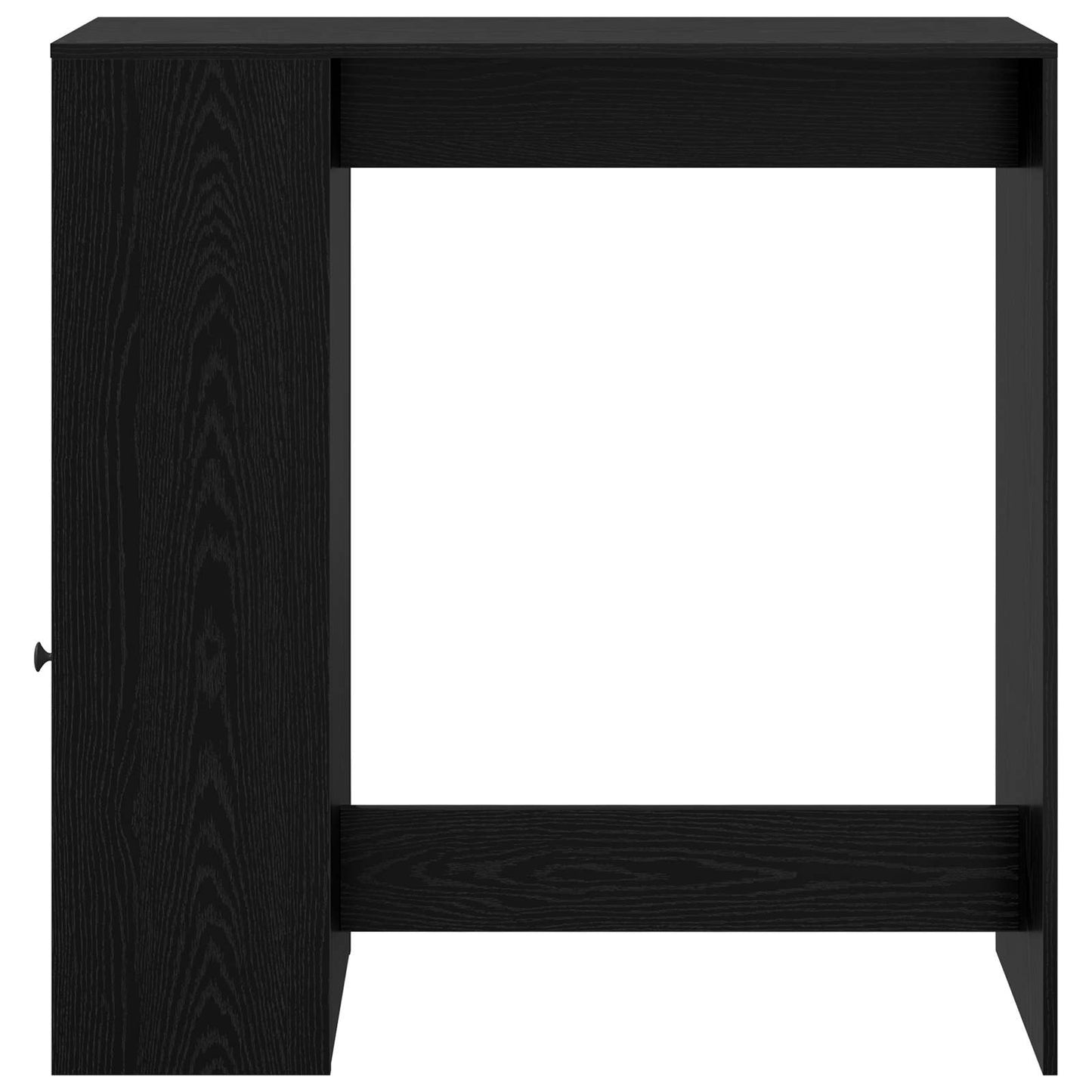 vidaXL Τραπέζι μπαρ Μαύρη Οξυά 101 x 40 x 103,5 εκ Επεξεργασμένο ξύλο