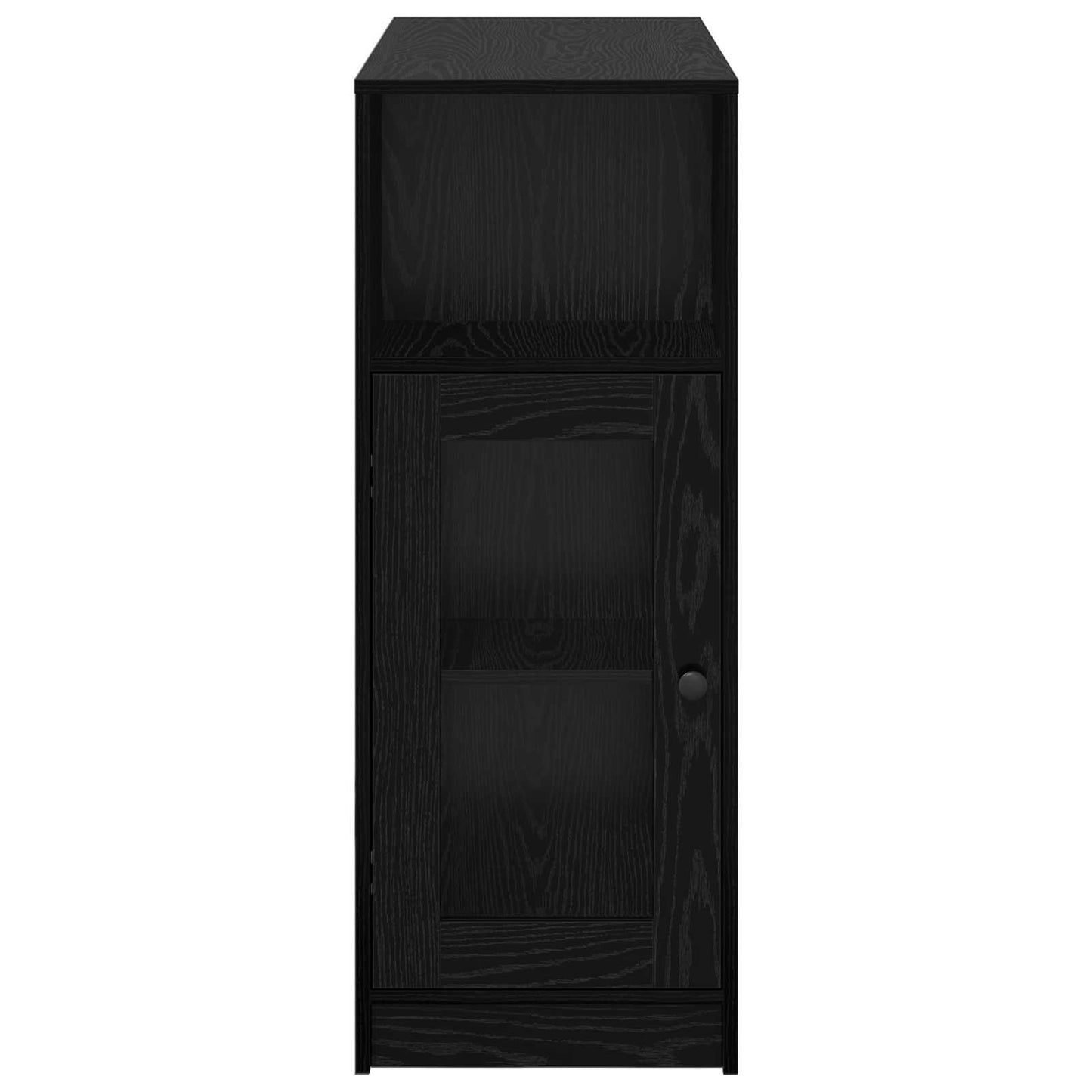 vidaXL Τραπέζι μπαρ Μαύρη Οξυά 101 x 40 x 103,5 εκ Επεξεργασμένο ξύλο