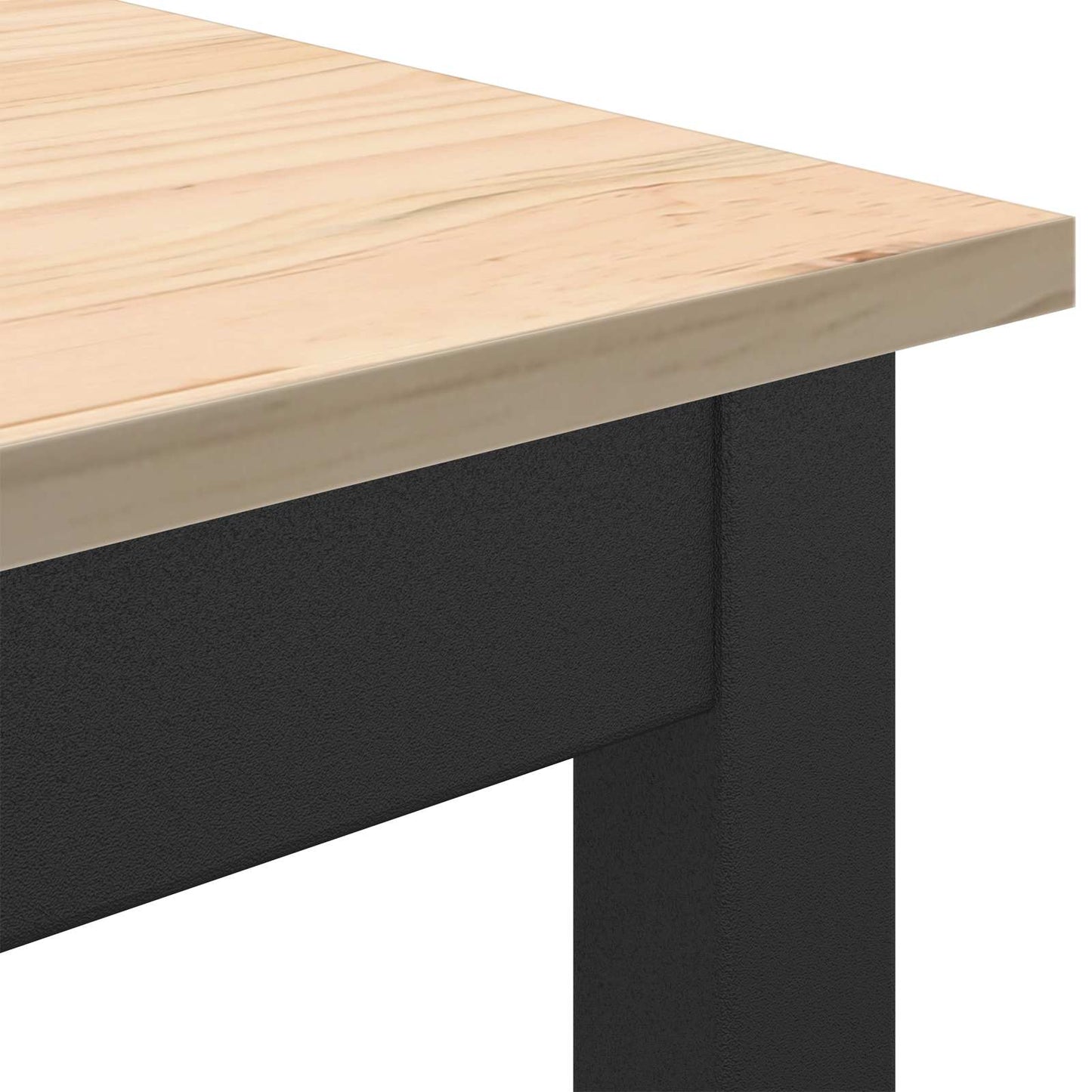 vidaXL Τραπεζαρία Φυσικό 200 x 100 x 75 cm Στερεά ξυλεία πεύκου