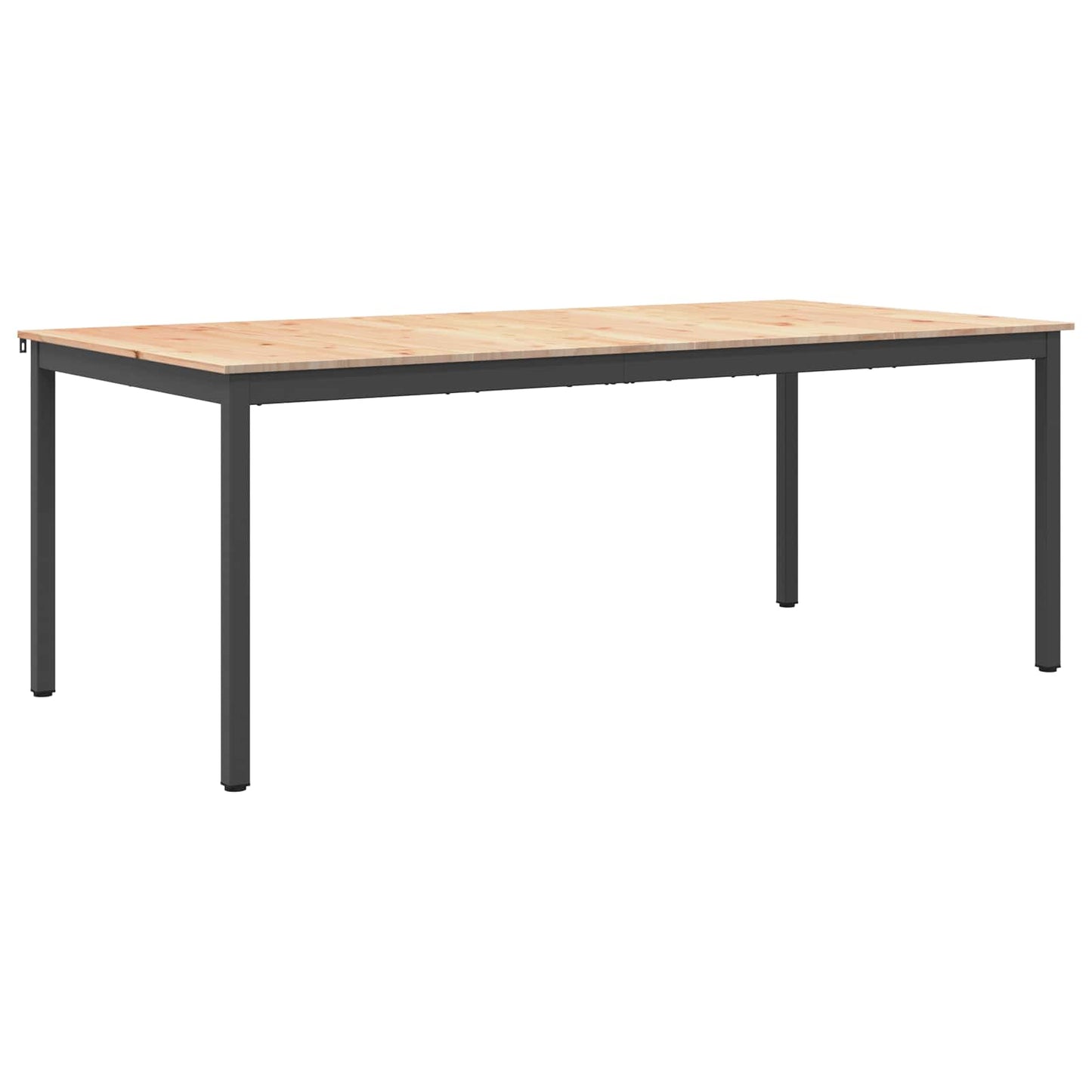 vidaXL Τραπεζαρία Φυσικό 200 x 100 x 75 cm Στερεά ξυλεία πεύκου