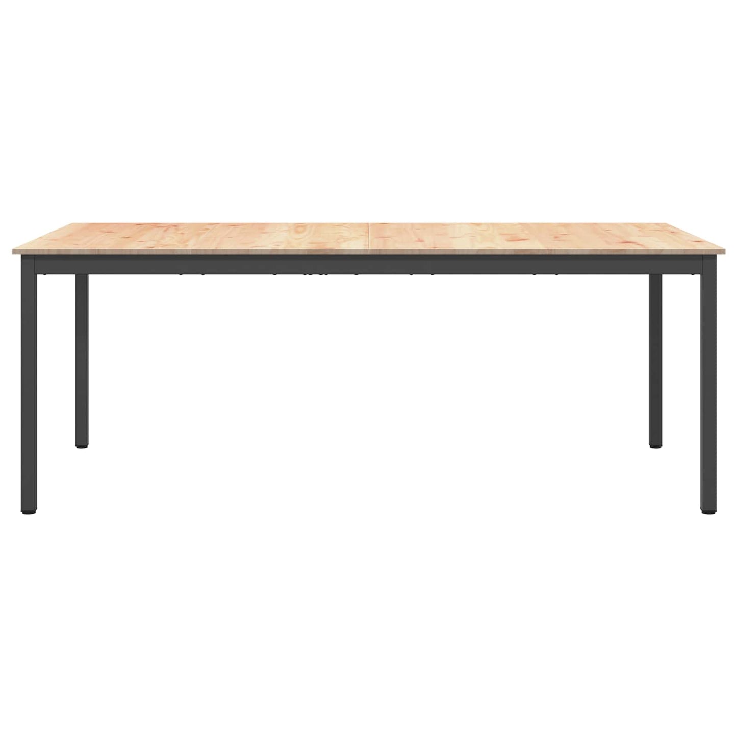 vidaXL Τραπεζαρία Φυσικό 200 x 100 x 75 cm Στερεά ξυλεία πεύκου