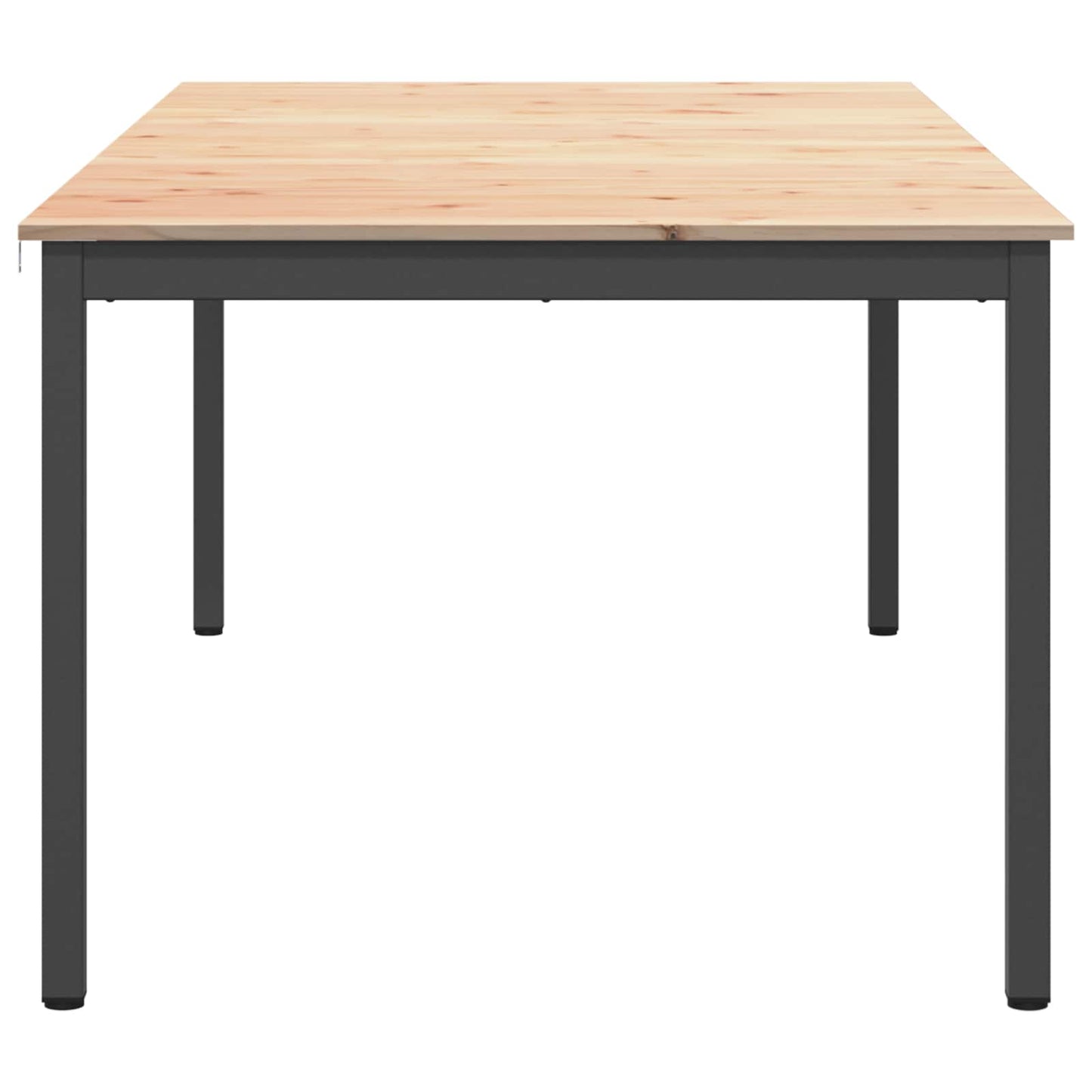 vidaXL Τραπεζαρία Φυσικό 200 x 100 x 75 cm Στερεά ξυλεία πεύκου