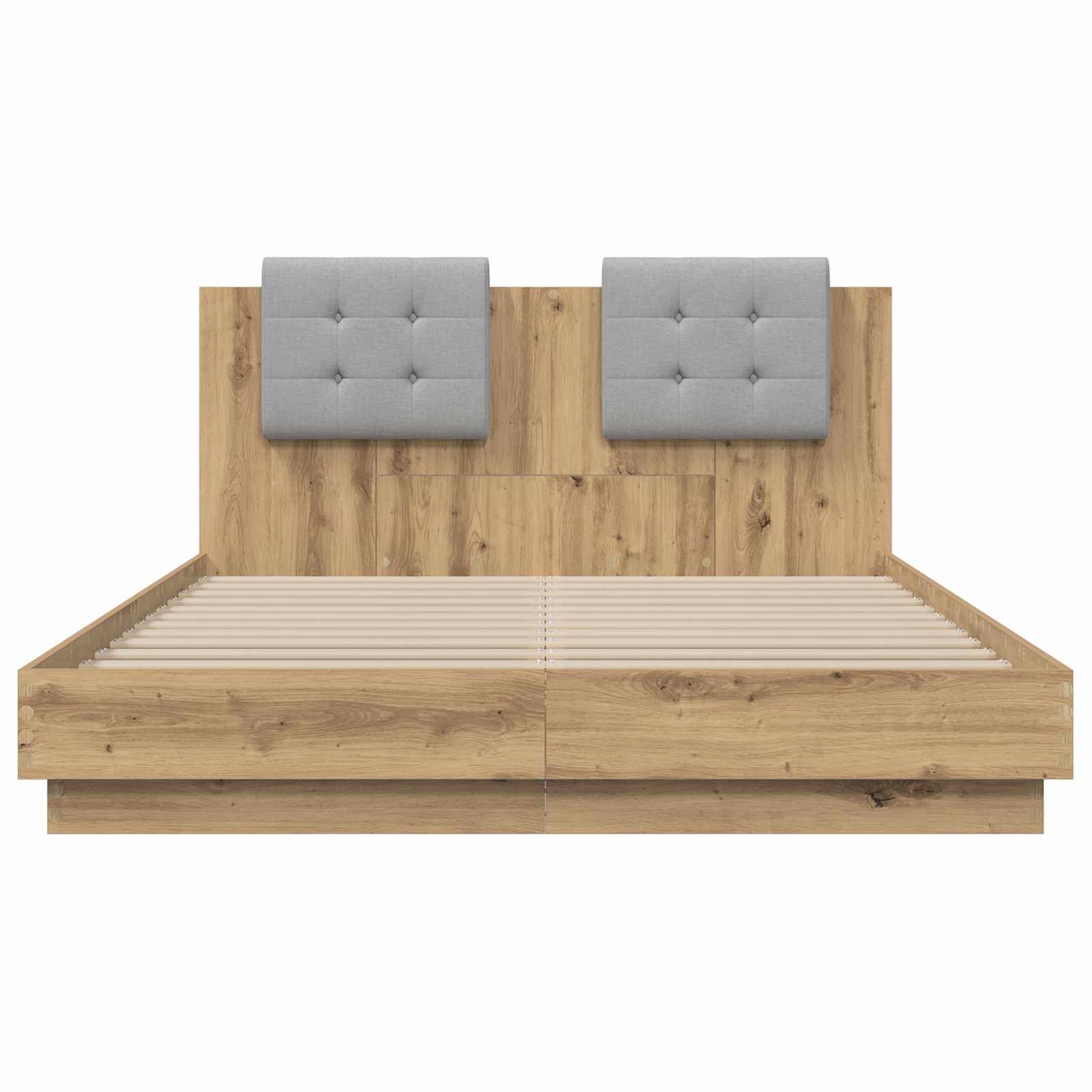vidaXL Κρεβάτι με Κεφαλάρι Artisan Oak 150 x 200 cm Επεξεργασμένο ξύλο