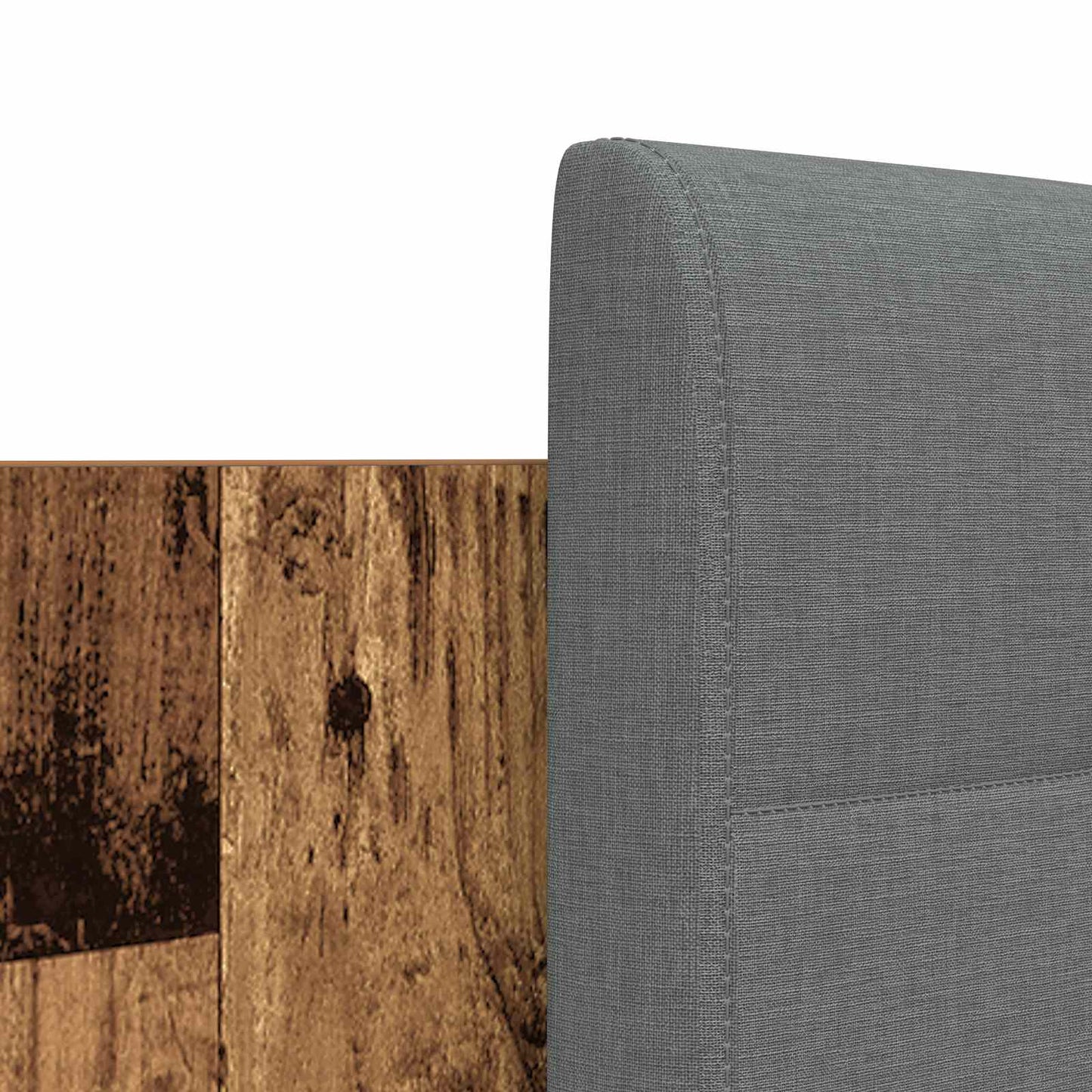 vidaXL Κρεβάτι με Κεφαλάρι Παλιό Ξύλο 120 x 200 cm Επεξεργασμένο ξύλο