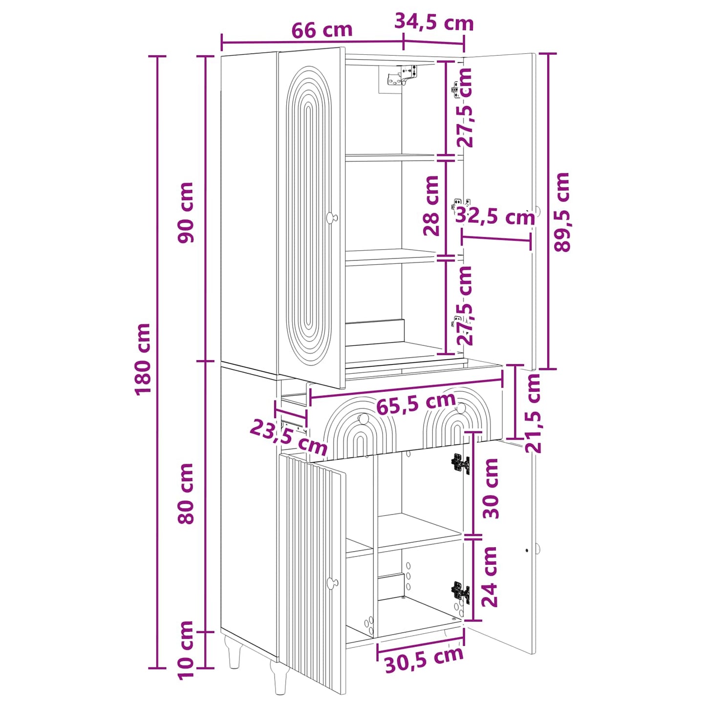 vidaXL Σέτ Ντουλαπιών 2 τμχ. Επεξεργασμένο Ξύλο