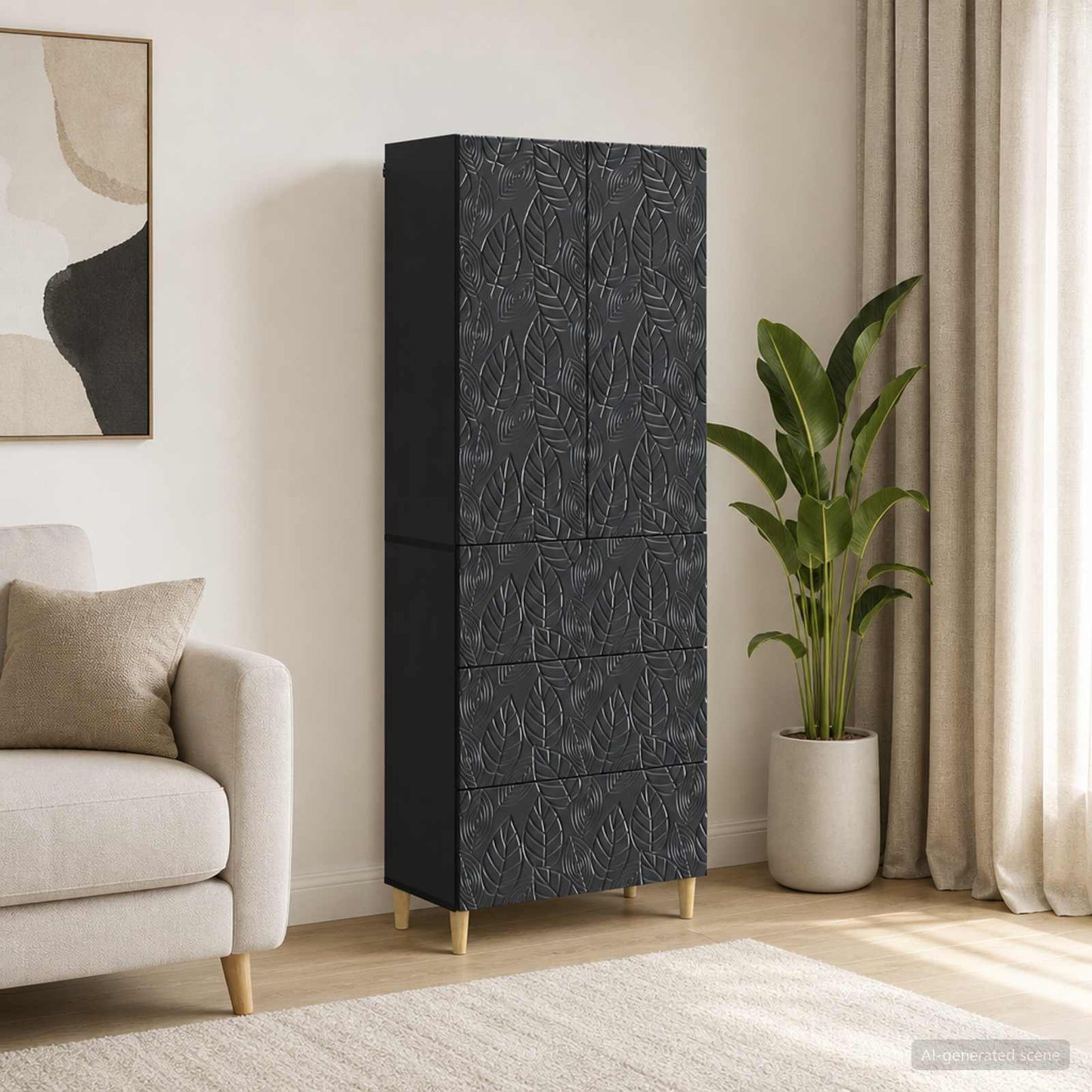 vidaXL Σέτ Ντουλαπιών 2 τμχ. 66 x 34,5 x 90 εκ Επεξεργασμένο Ξύλο
