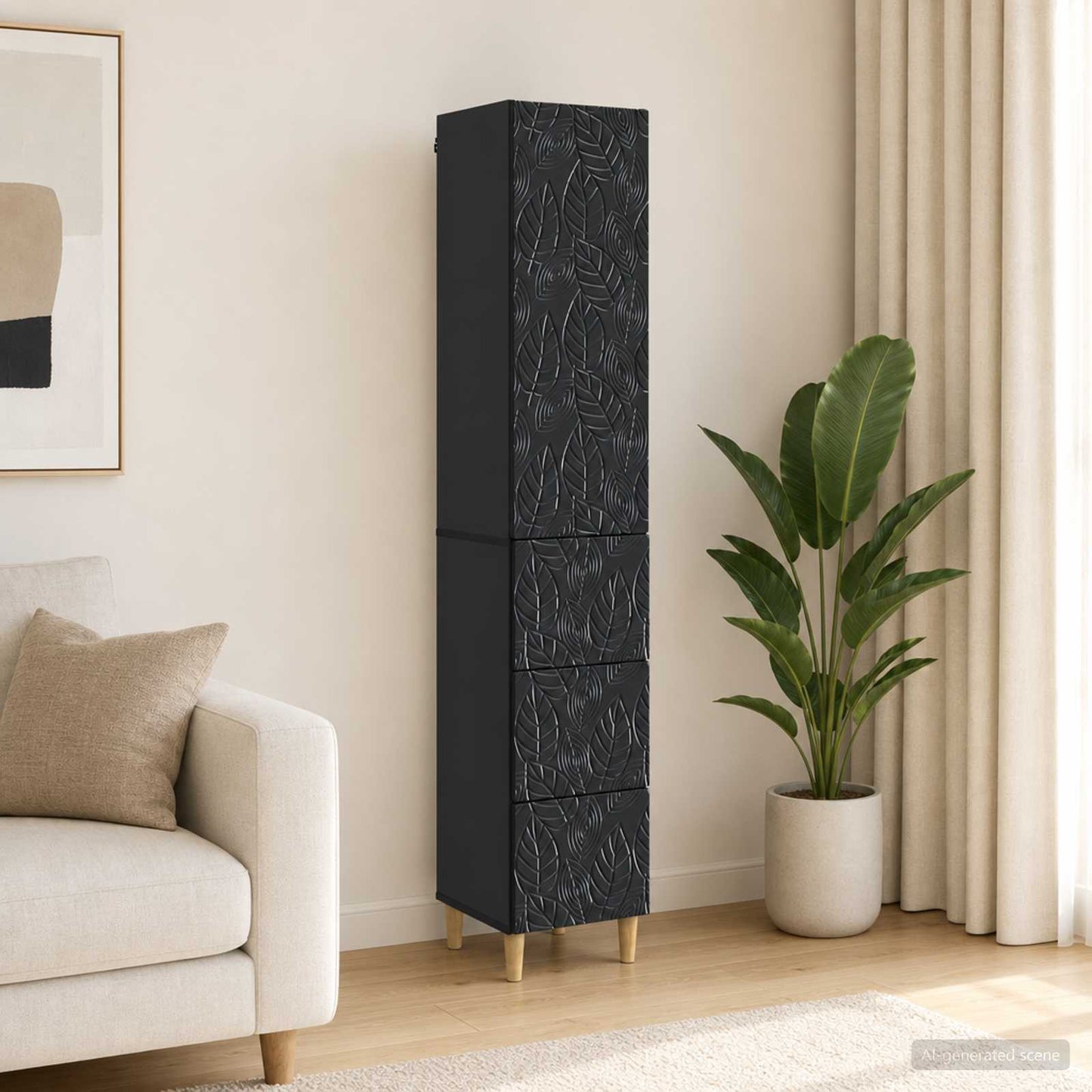 vidaXL Σέτ Ντουλαπιών 2 τμχ. 33 x 34,5 x 90 εκ Επεξεργασμένο Ξύλο
