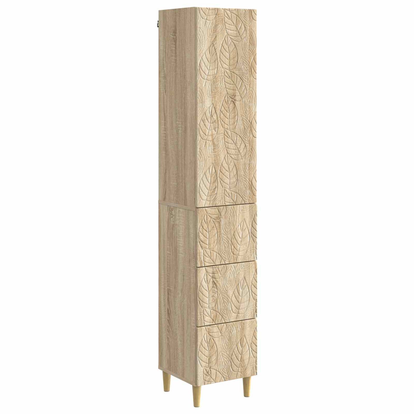 vidaXL Σέτ Ντουλαπιών 2 τμχ. 33 x 34,5 x 90 εκ Επεξεργασμένο Ξύλο