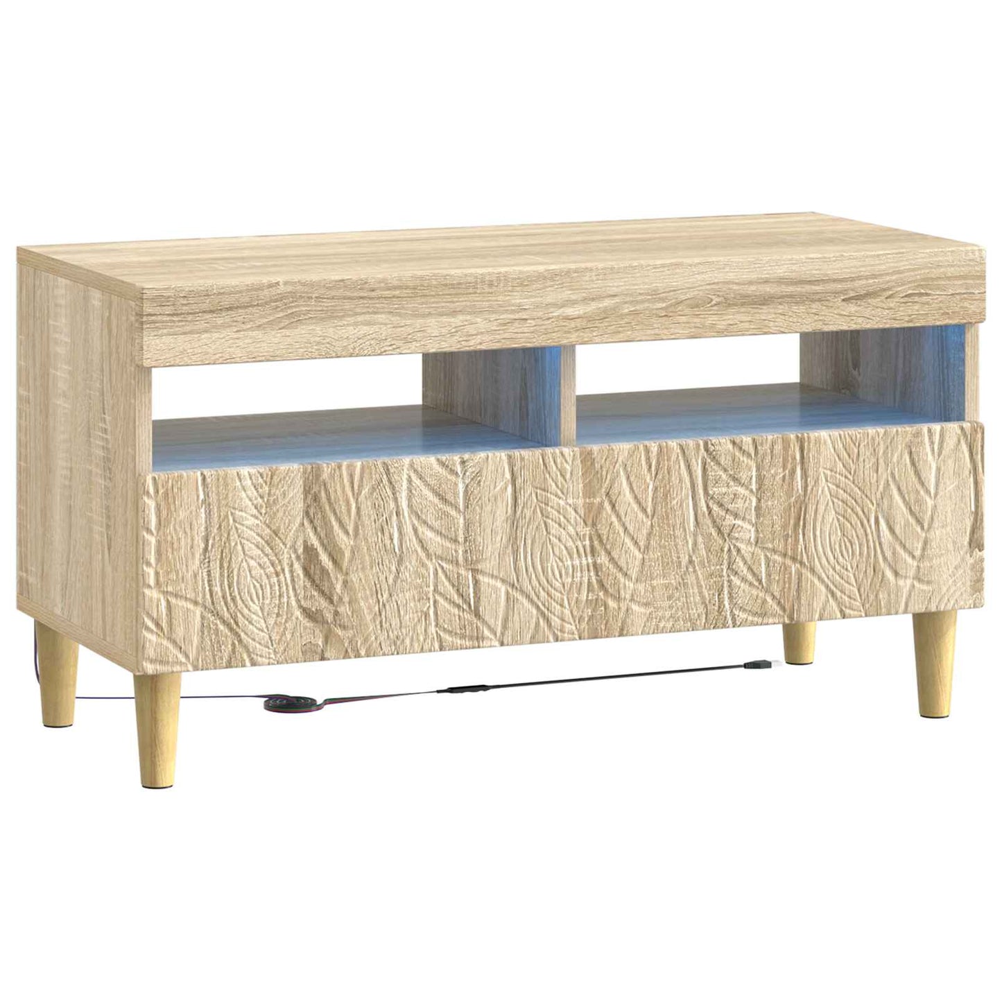 vidaXL 5 Τεμάχια LED Τηλεοπτικού Ντουλαπιού Sonoma Δρυς